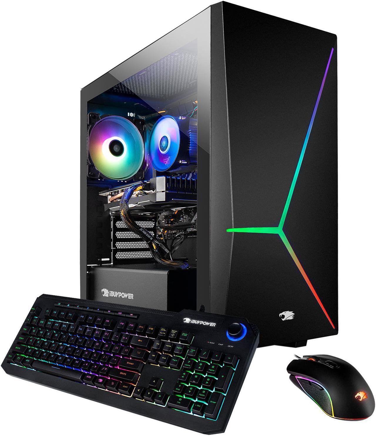 iBUYPOWER Slate 4 163A - AMD Ryzen 5 3600 - Radeon RX 580 - 16 GB DDR4 - 1 TB HDD - 240 GB SATA SSD - Windows 10 Home - Gaming Desktop