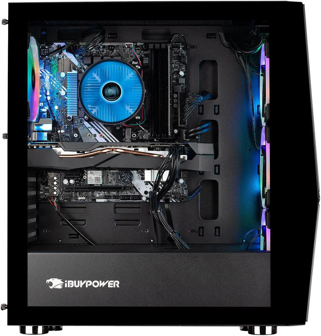 Alt view image 4 of 7 - iBUYPOWER Gaming Desktop PB-BB971-RB Intel Core i5-9400F 8GB DDR4 1TB HDD 240GB SSD GeForce GTX 1660 Windows 10 Home 64-bit