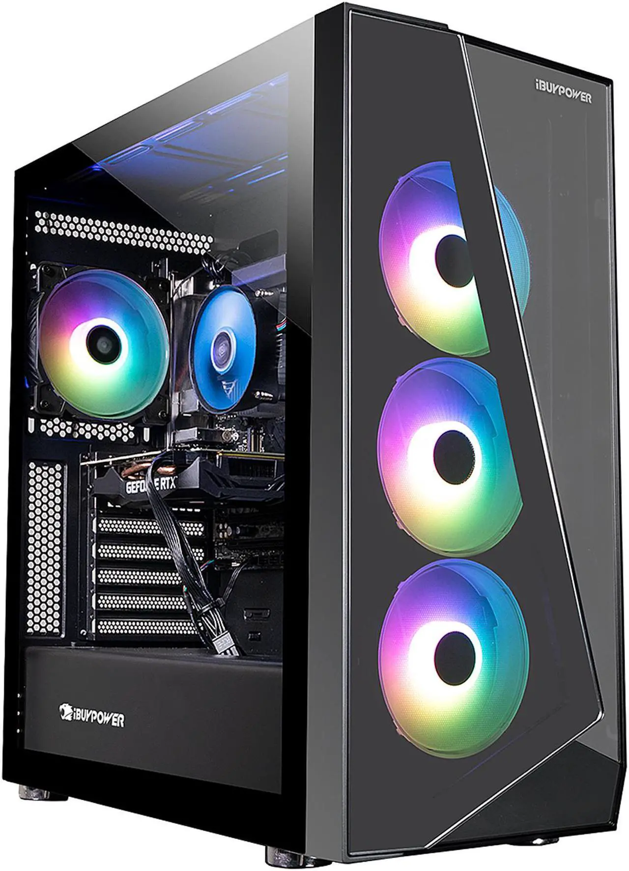 Alt view image 2 of 10 - iBUYPOWER Gaming Desktop SlateMono 239i Intel Core i5-11400F 8GB DDR4 480 GB SATA SSD GeForce GTX 1050 Ti Windows 11 Home 64-bit