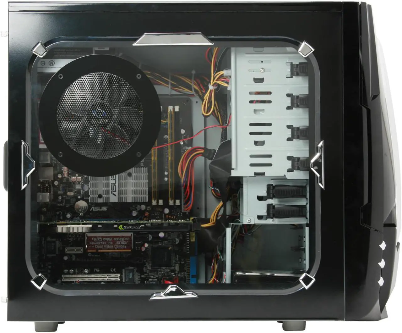 Alt view image 9 of 19 - CyberpowerPC Desktop PC Gamer Infinity 7500 Intel Core 2 Duo E6750 2GB DDR2 500GB HDD NVIDIA GeForce 8800 GT Windows Vista Home Premium