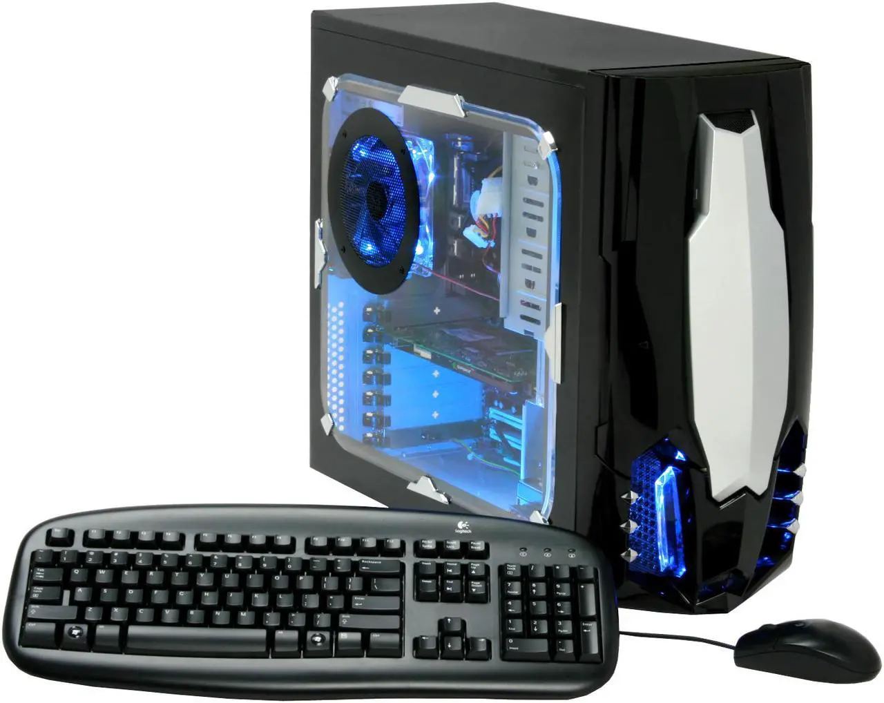 Main image of CyberpowerPC Desktop PC Gamer Infinity 7500 Intel Core 2 Duo E6750 2GB DDR2 500GB HDD NVIDIA GeForce 8800 GT Windows Vista Home Premium