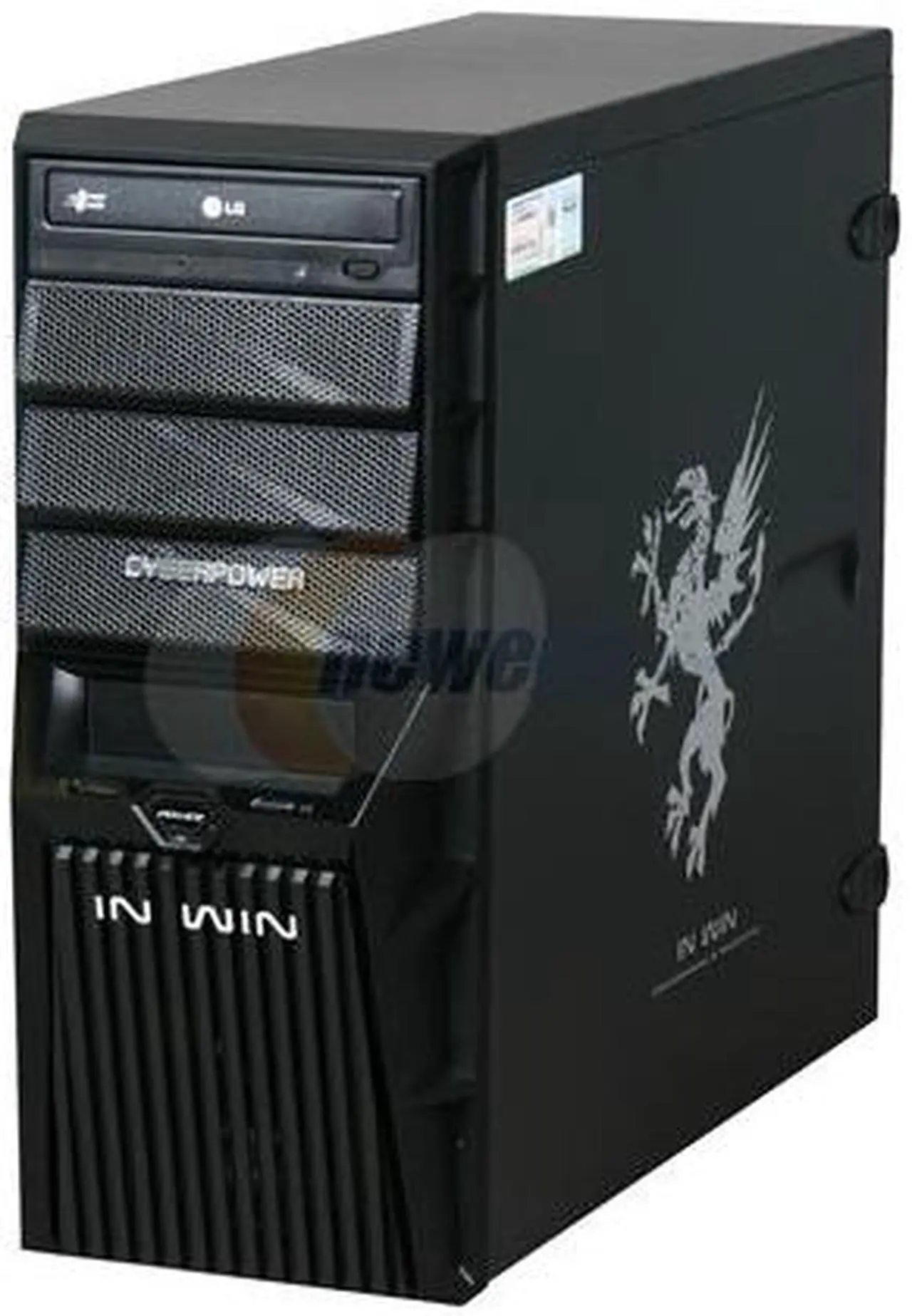 Alt view image 3 of 10 - CyberpowerPC Desktop PC Gamer Ultra 2044 AMD Phenom II X4 955 4GB DDR3 500GB HDD NVIDIA GeForce 9800 GT Windows 7 Home Premium 64-Bit
