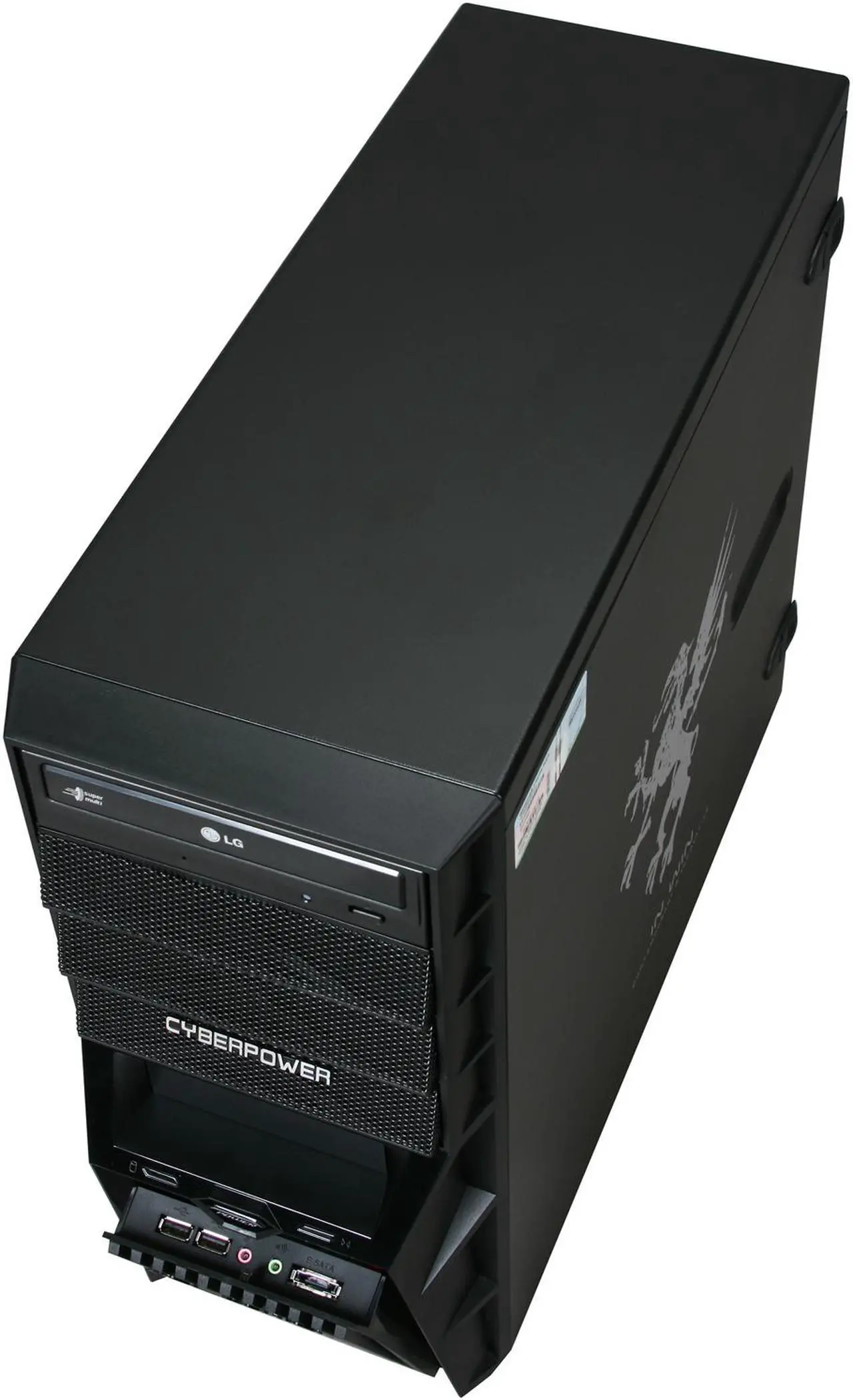Alt view image 8 of 10 - CyberpowerPC Desktop PC Gamer Ultra 2044 AMD Phenom II X4 955 4GB DDR3 500GB HDD NVIDIA GeForce 9800 GT Windows 7 Home Premium 64-Bit