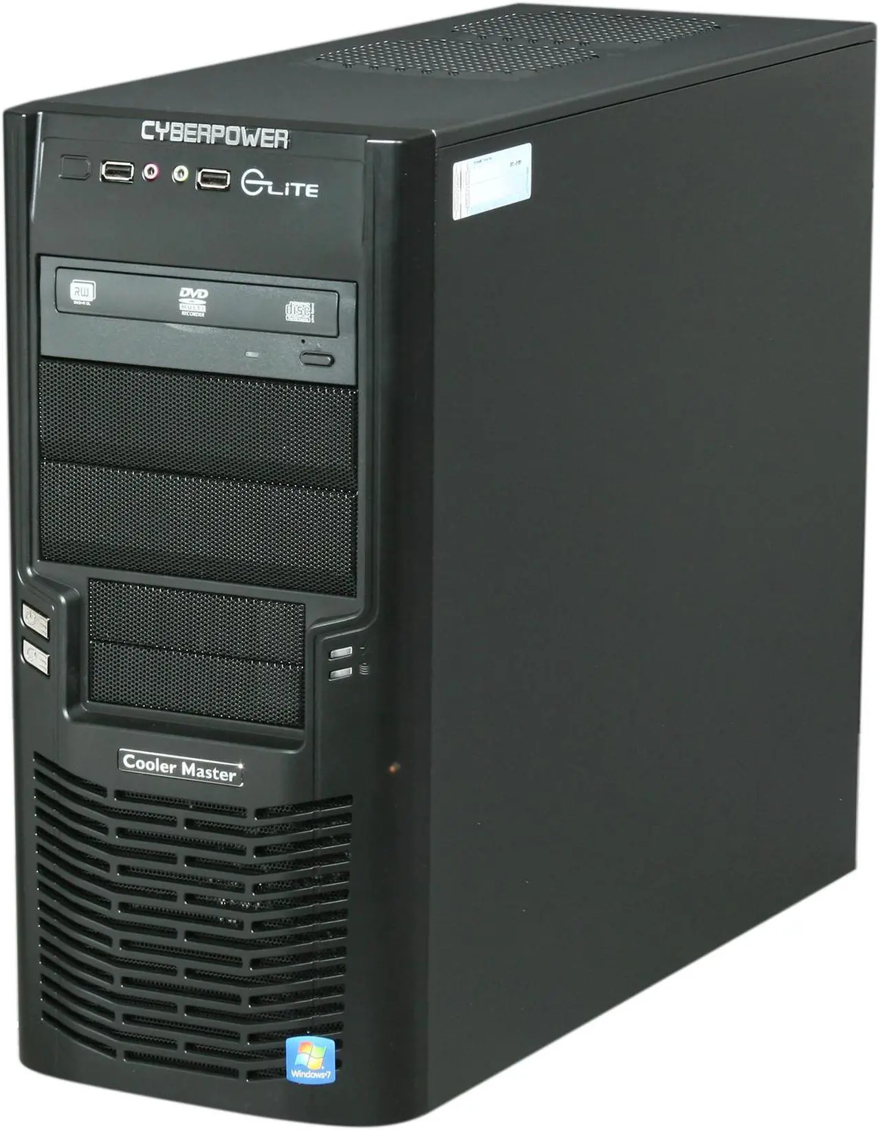 Alt view image 3 of 9 - CyberpowerPC Desktop PC Gamer Xtreme 1313 Intel Core i3-2100 4GB DDR3 1TB HDD Intel HD Graphics 2000 Windows 7 Home Premium 64-bit