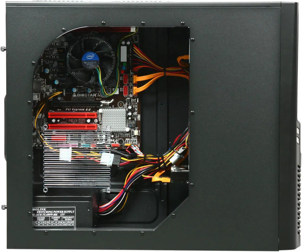 Alt view image 4 of 9 - CyberpowerPC Desktop PC Gamer Xtreme 1313 Intel Core i3-2100 4GB DDR3 1TB HDD Intel HD Graphics 2000 Windows 7 Home Premium 64-bit