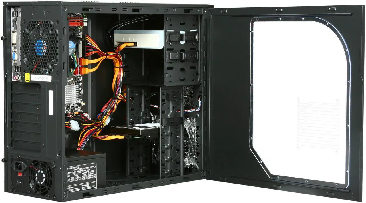 Alt view image 5 of 9 - CyberpowerPC Desktop PC Gamer Xtreme 1313 Intel Core i3-2100 4GB DDR3 1TB HDD Intel HD Graphics 2000 Windows 7 Home Premium 64-bit