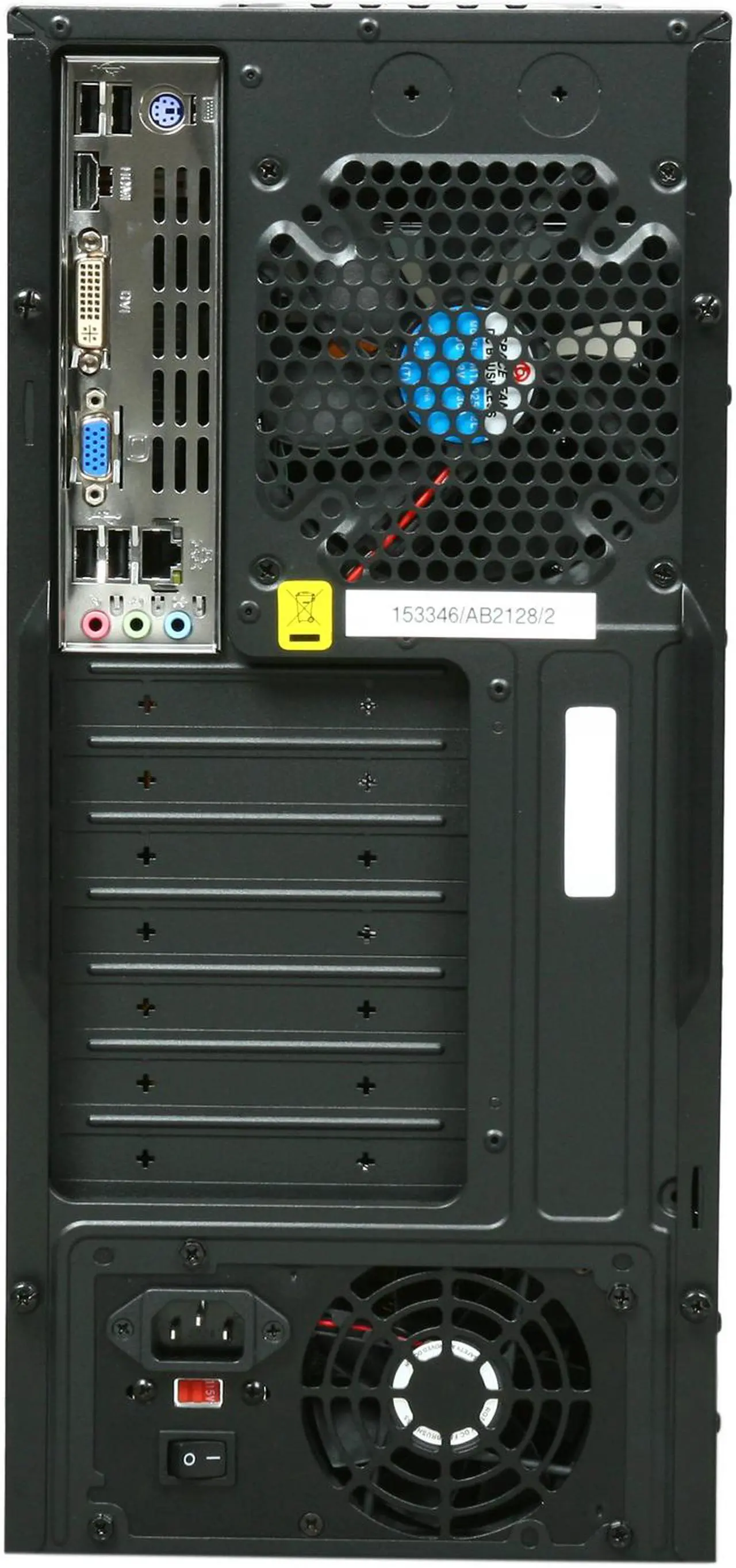 Alt view image 8 of 9 - CyberpowerPC Desktop PC Gamer Xtreme 1313 Intel Core i3-2100 4GB DDR3 1TB HDD Intel HD Graphics 2000 Windows 7 Home Premium 64-bit