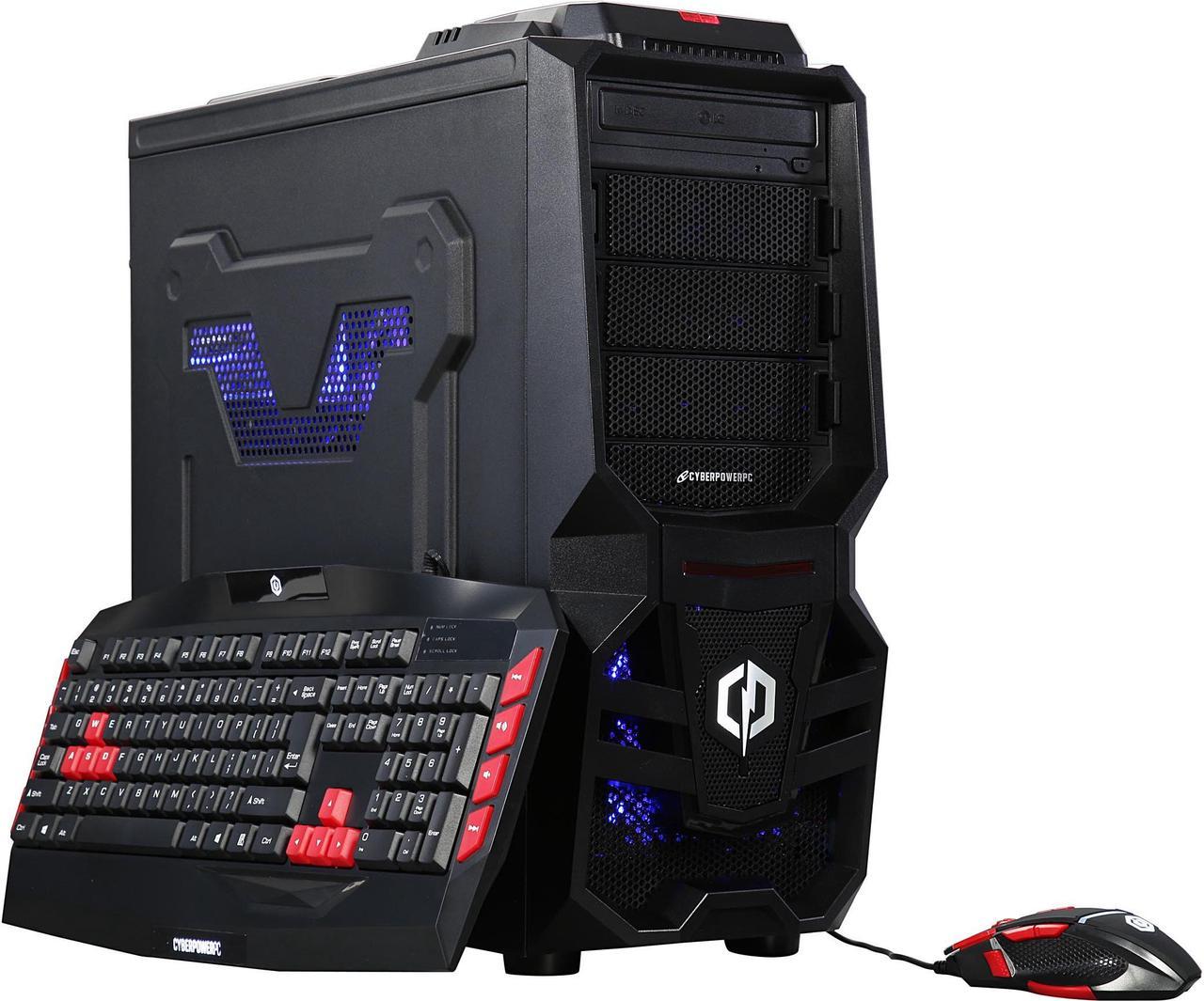 CyberpowerPC Desktop PC Gamer Ultra 2098 AMD FX-Series FX-4300 8GB DDR3 500GB HDD AMD Radeon R7 240 Windows 10 Home 64-Bit