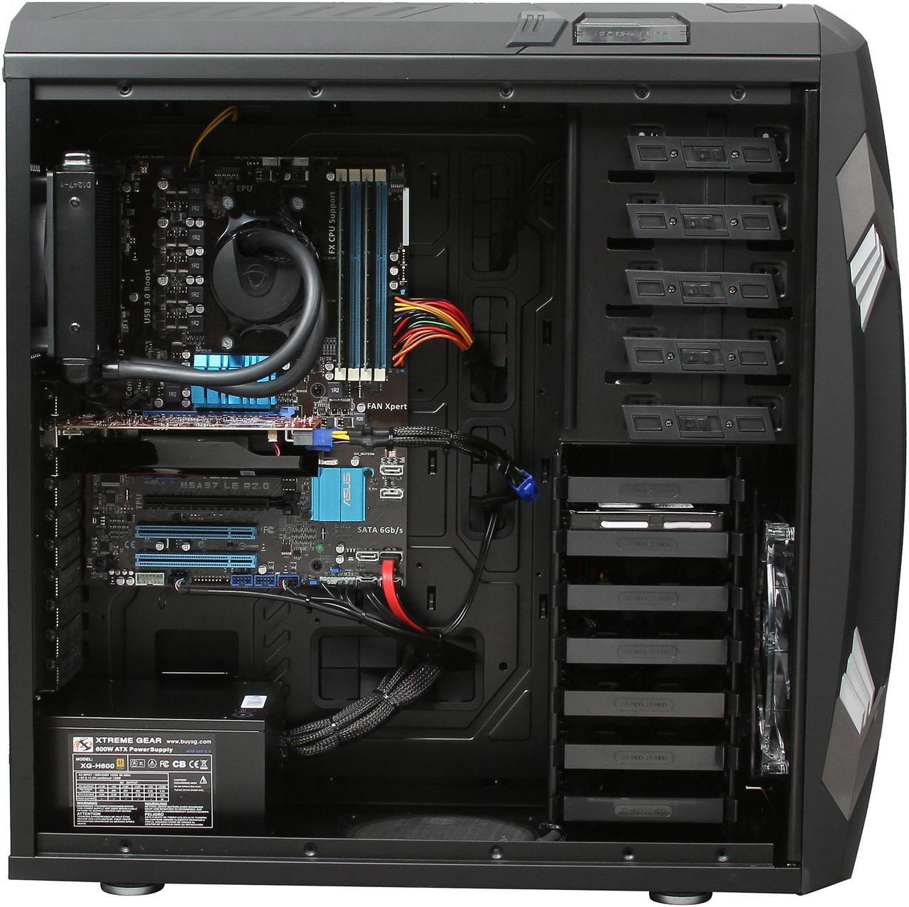 Alt view image 6 of 10 - CyberpowerPC (Powered by ASUS Motherboard) Desktop PC (ASUS M5A97 LE Series Motherboard) Gamer Ultra 2168LQ AMD FX-Series FX-8350 16GB DDR3 2TB HDD AMD Radeon HD 7770 1GB Windows 8 64-Bit