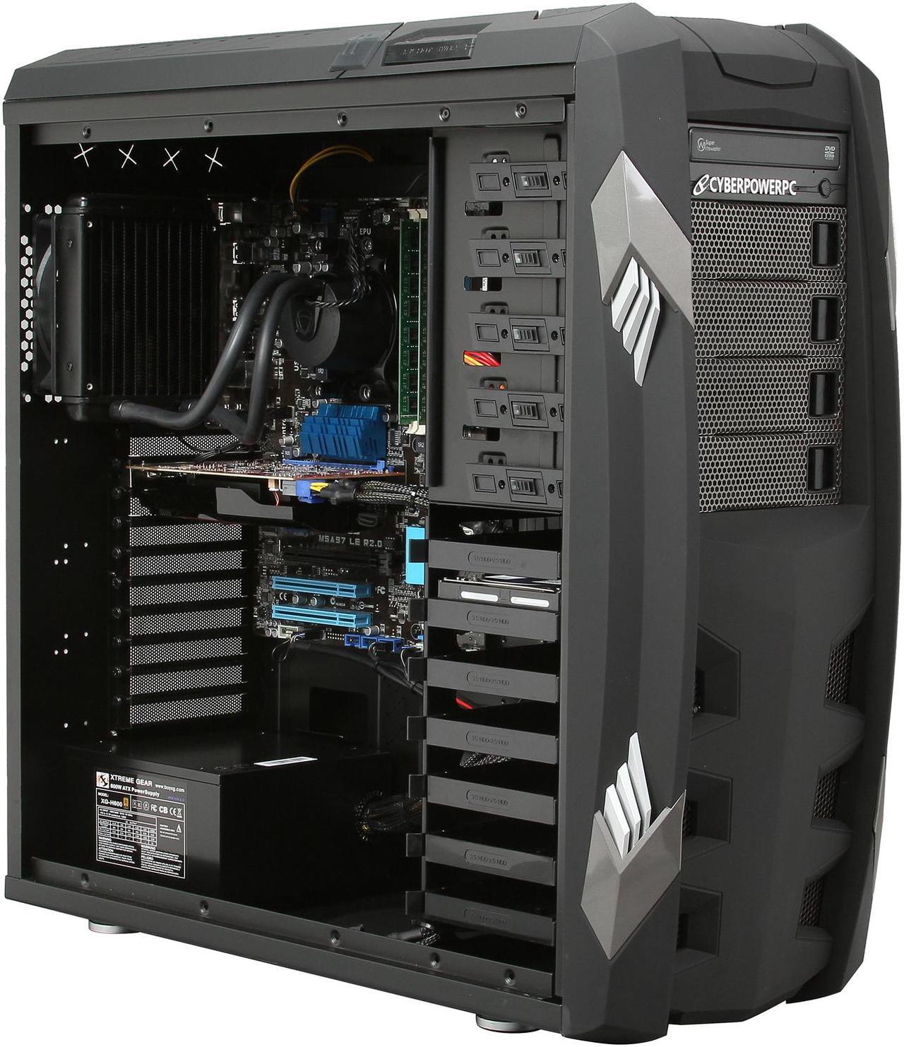 Alt view image 7 of 10 - CyberpowerPC (Powered by ASUS Motherboard) Desktop PC (ASUS M5A97 LE Series Motherboard) Gamer Ultra 2168LQ AMD FX-Series FX-8350 16GB DDR3 2TB HDD AMD Radeon HD 7770 1GB Windows 8 64-Bit