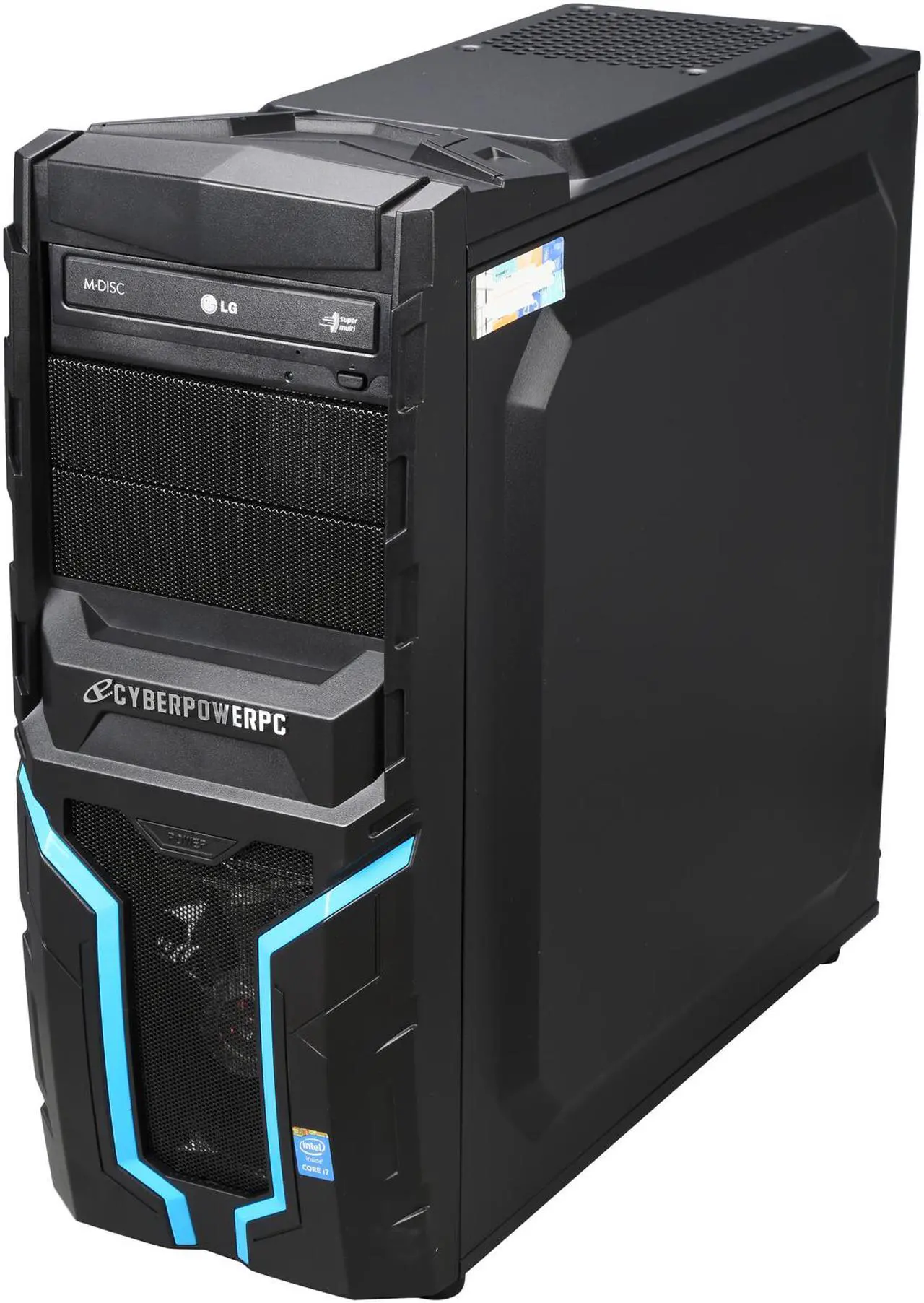 Alt view image 3 of 9 - CyberpowerPC  Gamer Xtreme 1502 (GX1502)  Desktop PCIntel Core i7  5820K (3.30GHz)  8GB DDR4  1TB  HDD 120GB  SSD Windows 8.1 64-bit