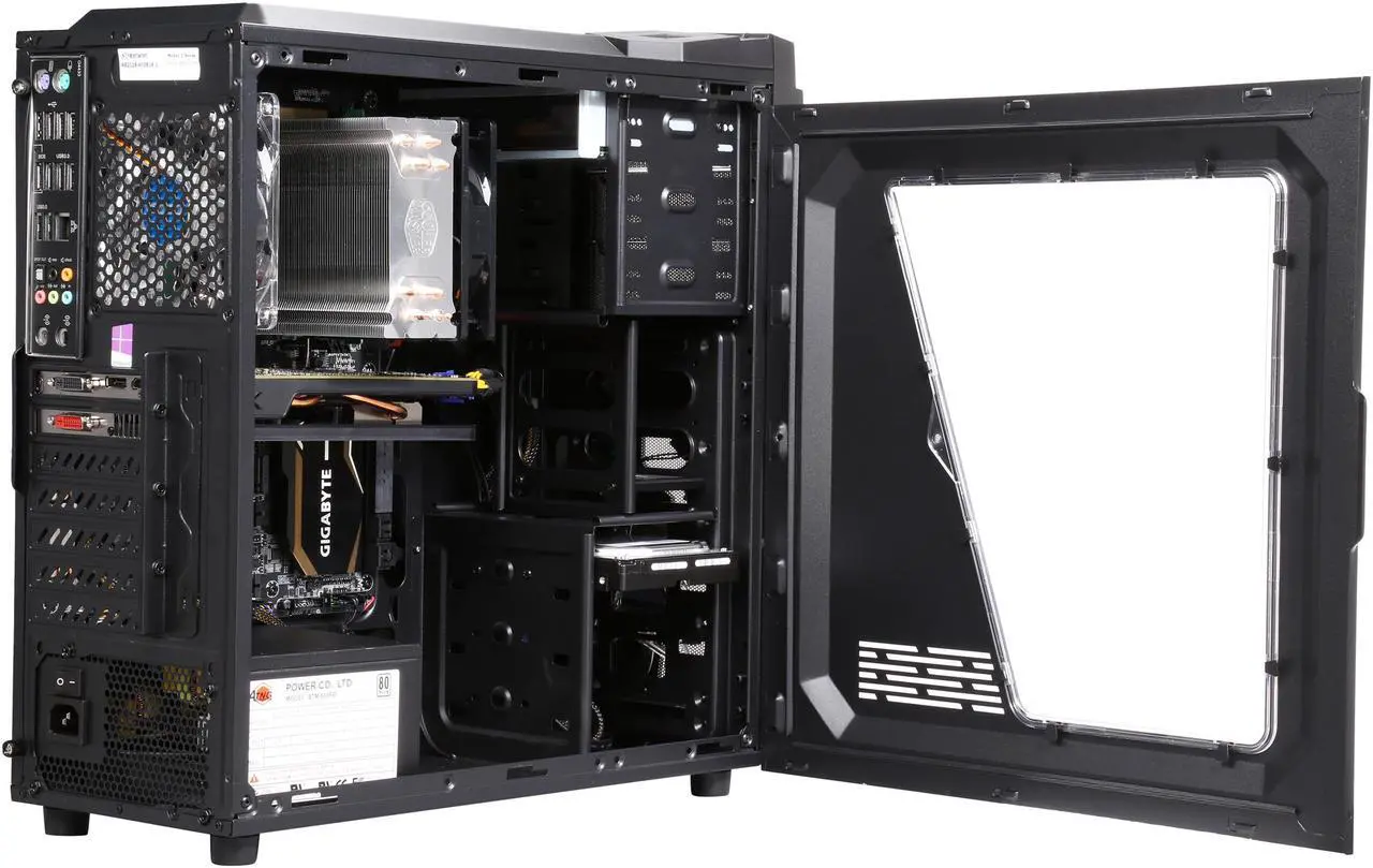 Alt view image 5 of 9 - CyberpowerPC  Gamer Xtreme 1502 (GX1502)  Desktop PCIntel Core i7  5820K (3.30GHz)  8GB DDR4  1TB  HDD 120GB  SSD Windows 8.1 64-bit