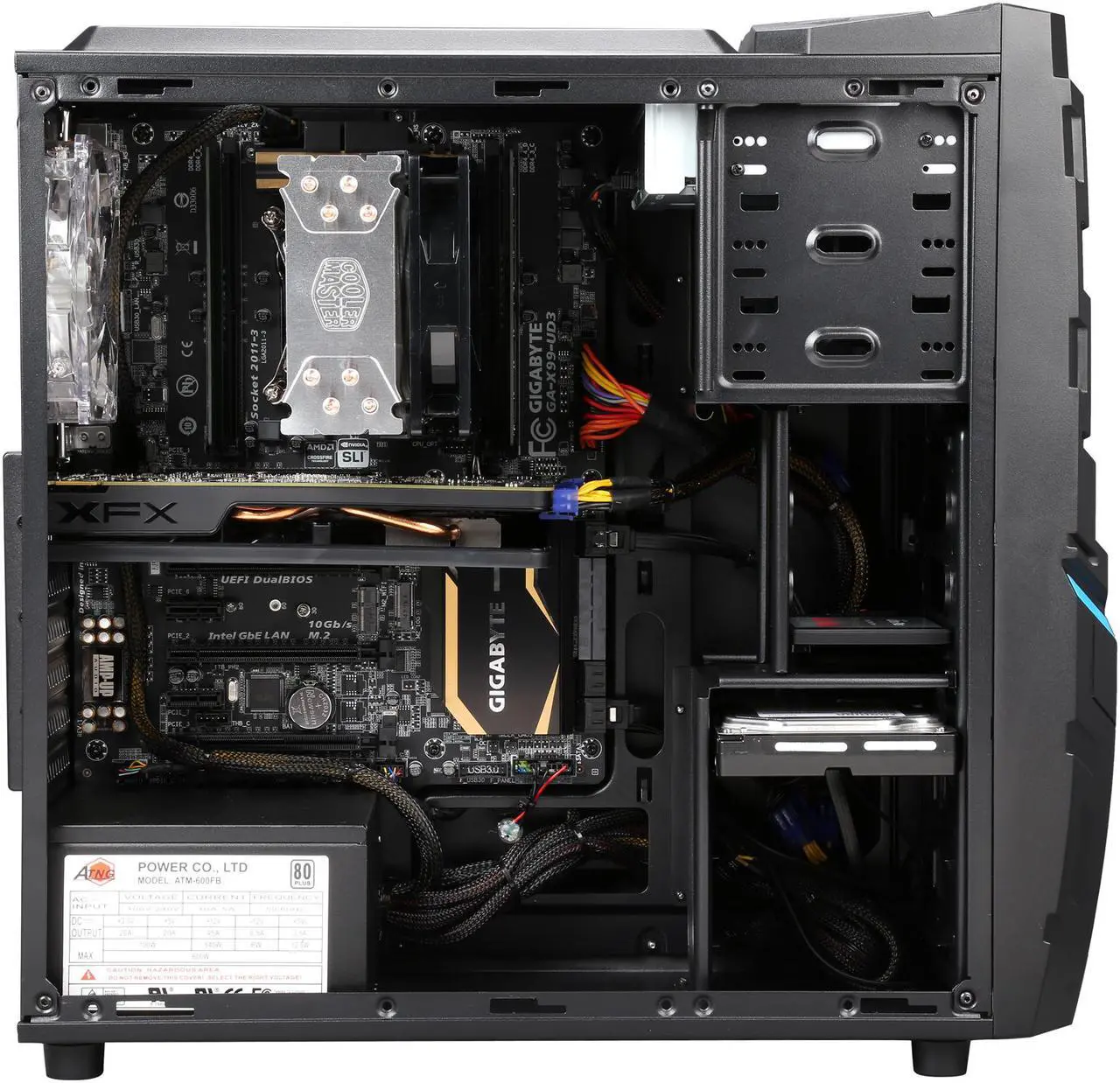 Alt view image 6 of 9 - CyberpowerPC  Gamer Xtreme 1502 (GX1502)  Desktop PCIntel Core i7  5820K (3.30GHz)  8GB DDR4  1TB  HDD 120GB  SSD Windows 8.1 64-bit