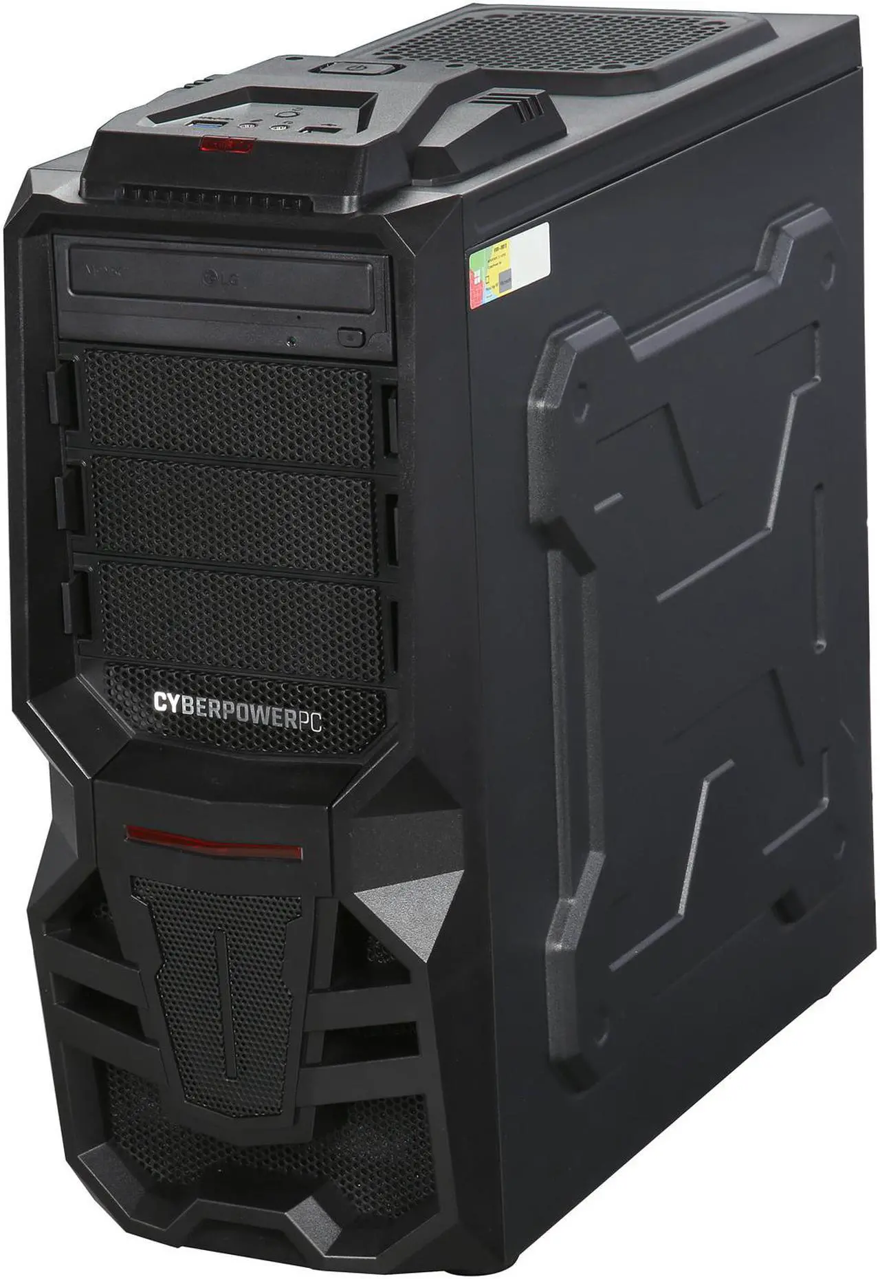 Alt view image 4 of 10 - CyberpowerPC Desktop Computer Gamer Ultra 2237 AMD FX-Series FX-6300 8GB DDR3 1TB HDD 120GB SSD GeForce GTX 1060 Windows 10 Home 64-Bit