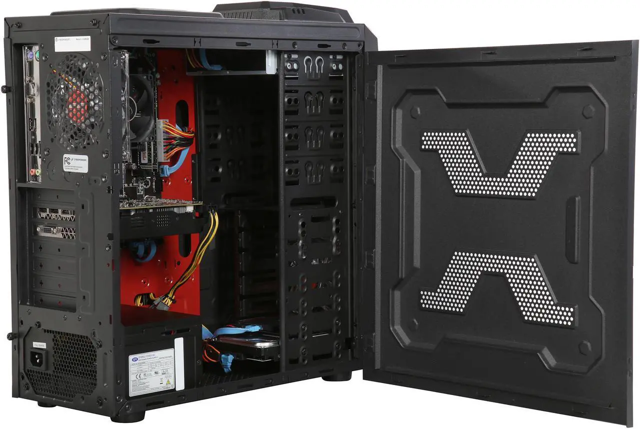 Alt view image 6 of 10 - CyberpowerPC Desktop Computer Gamer Ultra 2237 AMD FX-Series FX-6300 8GB DDR3 1TB HDD 120GB SSD GeForce GTX 1060 Windows 10 Home 64-Bit