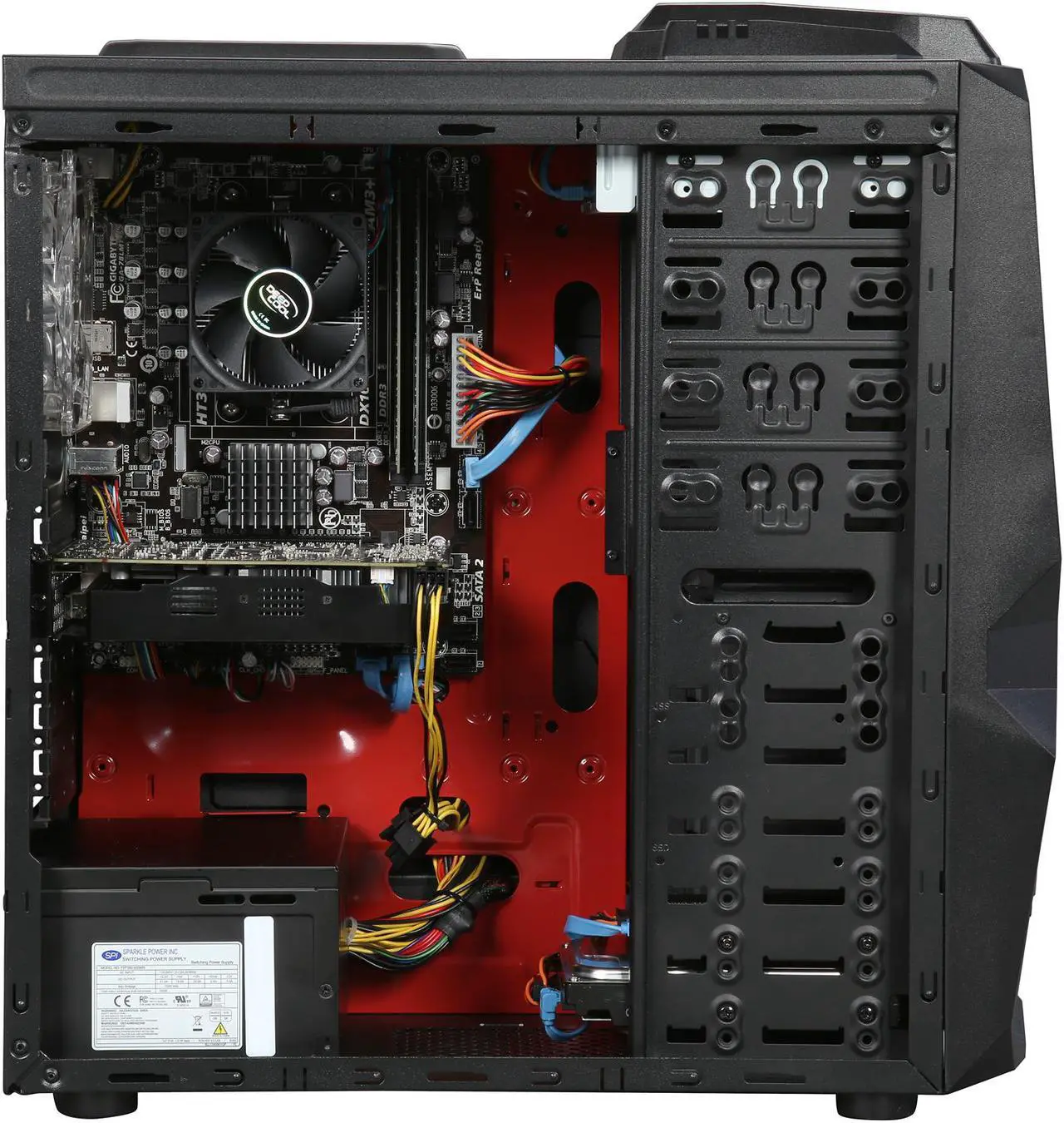 Alt view image 7 of 10 - CyberpowerPC Desktop Computer Gamer Ultra 2237 AMD FX-Series FX-6300 8GB DDR3 1TB HDD 120GB SSD GeForce GTX 1060 Windows 10 Home 64-Bit