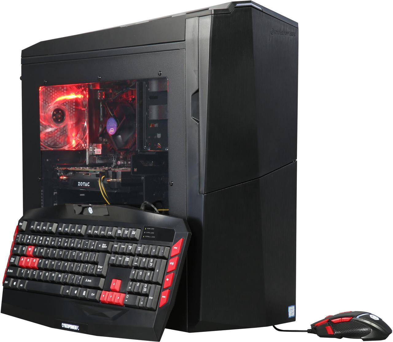 Main image of CyberpowerPC Desktop PC Gamer Xtreme S111T Intel Core i5-7400 8GB DDR4 1TB HDD GeForce GTX 1060 Windows 10 Home 64-Bit