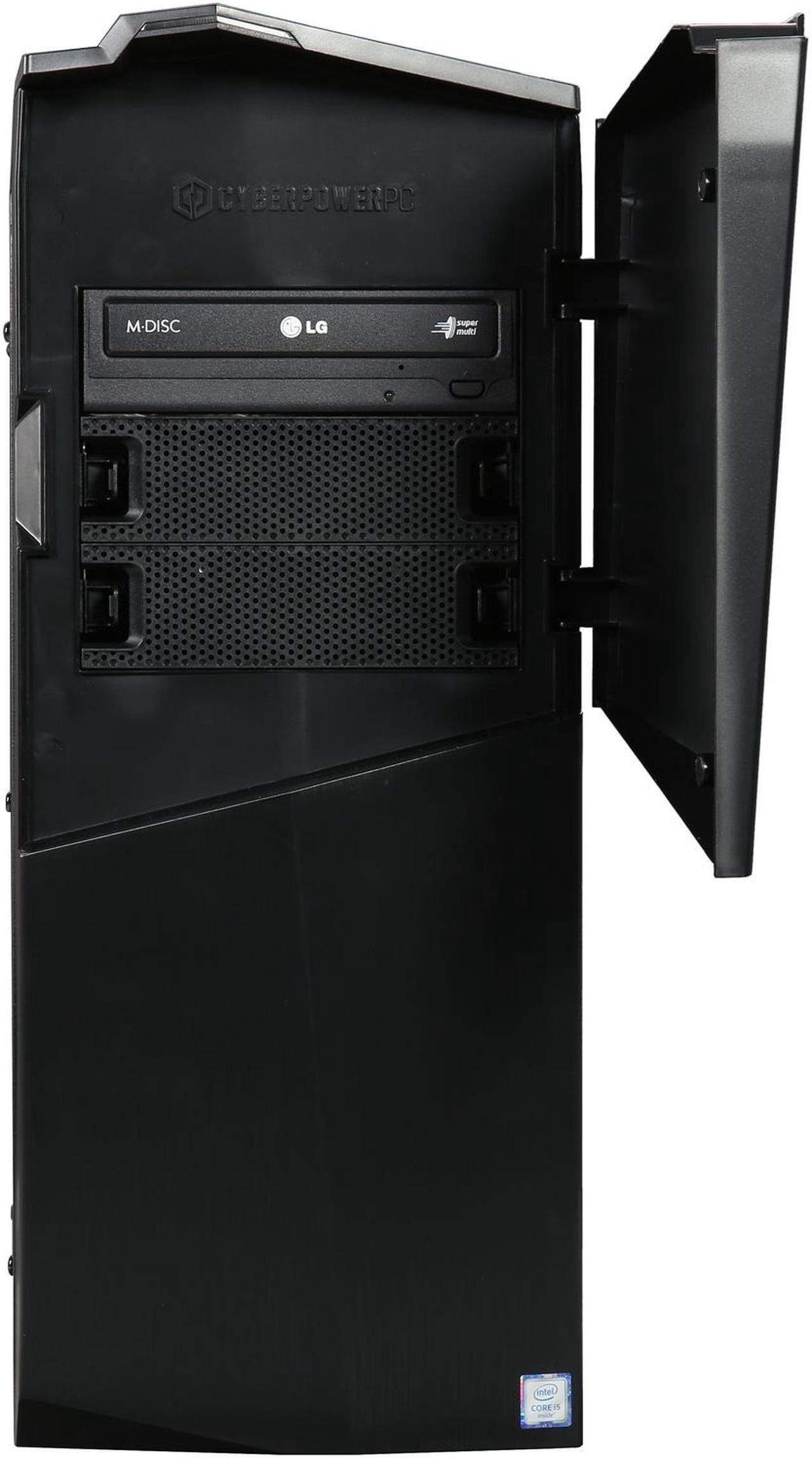 Alt view image 2 of 10 - CyberpowerPC Desktop PC Gamer Xtreme S111T Intel Core i5-7400 8GB DDR4 1TB HDD GeForce GTX 1060 Windows 10 Home 64-Bit
