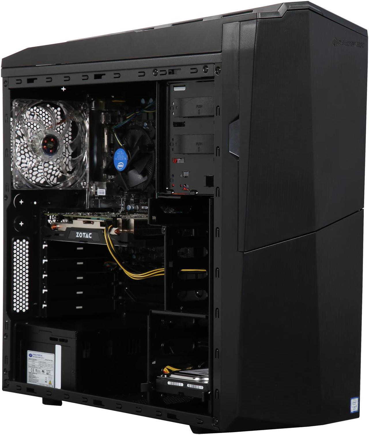 Alt view image 7 of 10 - CyberpowerPC Desktop PC Gamer Xtreme S111T Intel Core i5-7400 8GB DDR4 1TB HDD GeForce GTX 1060 Windows 10 Home 64-Bit