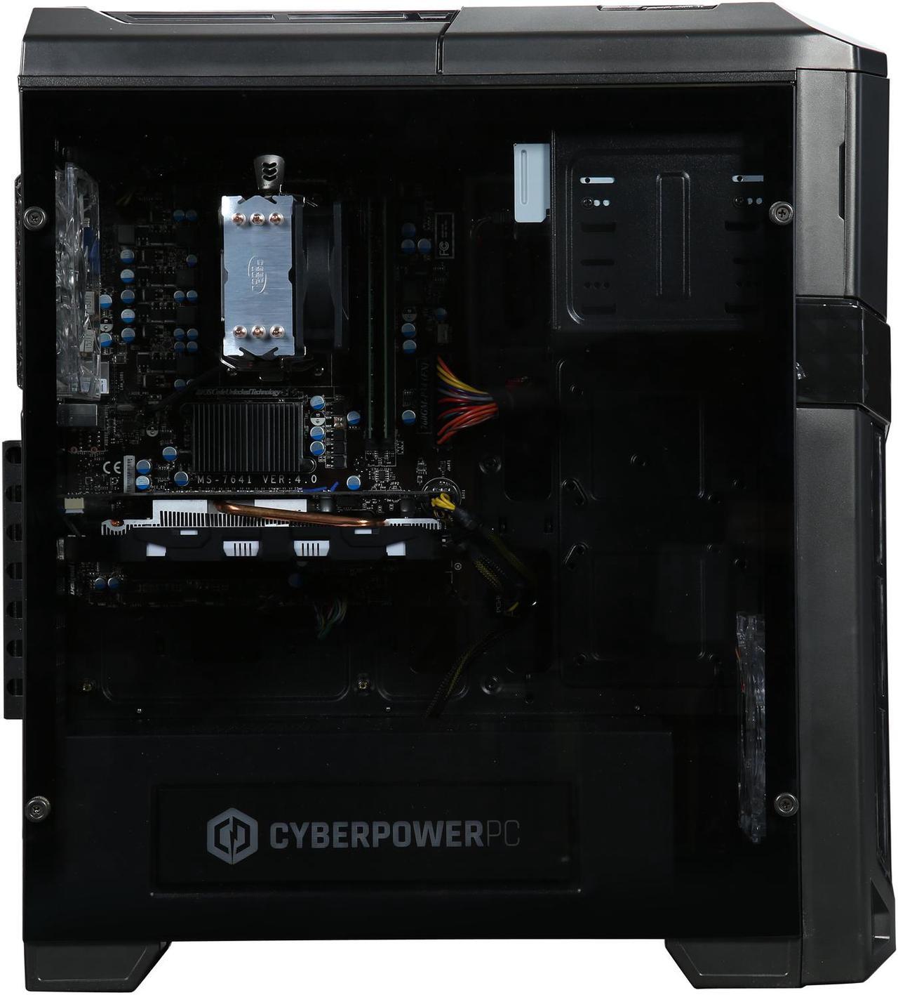 Alt view image 5 of 10 - CyberpowerPC Desktop Computer GU2242 AMD FX-Series FX-8350 8GB DDR3 2TB HDD GeForce GTX 1060