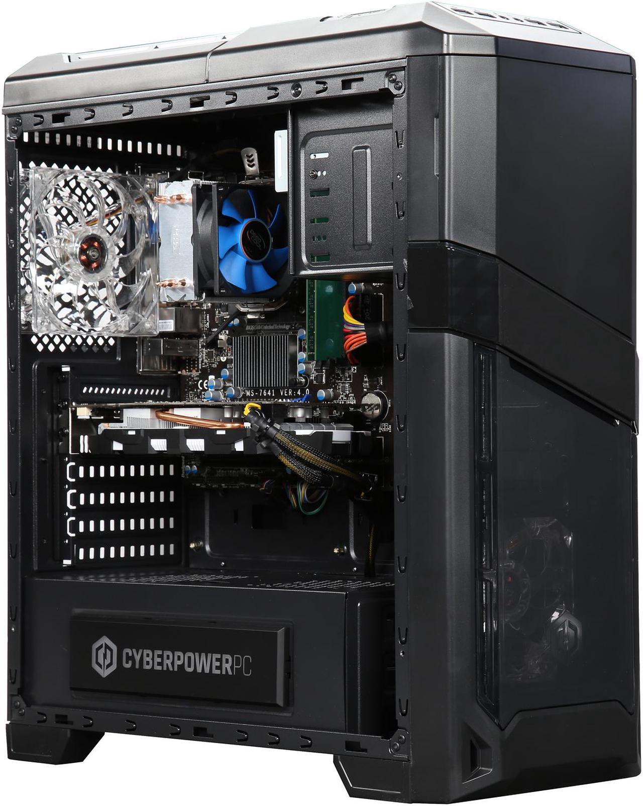 Alt view image 8 of 10 - CyberpowerPC Desktop Computer GU2242 AMD FX-Series FX-8350 8GB DDR3 2TB HDD GeForce GTX 1060