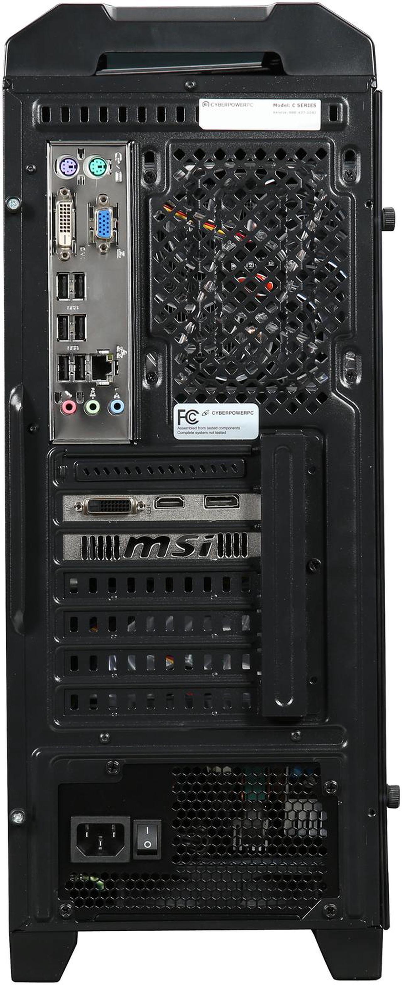 Alt view image 10 of 10 - CyberpowerPC Desktop Computer GU2242 AMD FX-Series FX-8350 8GB DDR3 2TB HDD GeForce GTX 1060