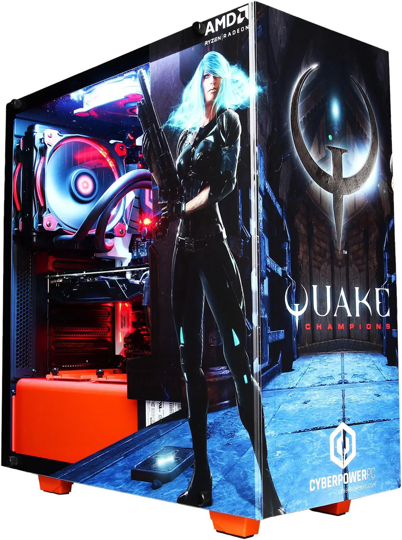 CyberpowerPC Desktop Computer Gamer Master Quake Champion NYX 100 AMD ...