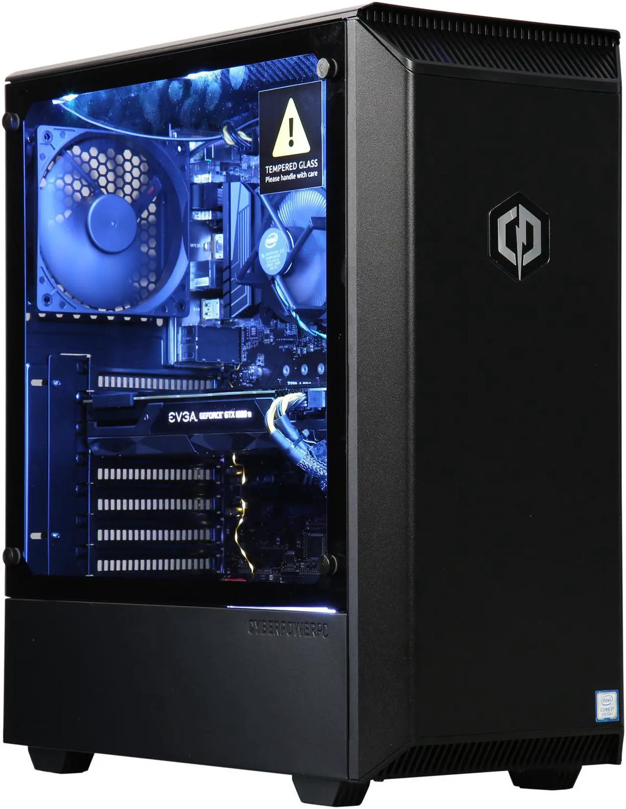 Alt view image 2 of 16 - CyberpowerPC Gaming Desktop Gamer Xtreme C858T Intel Core i5-8400 8GB DDR4 1TB HDD 120GB SSD GeForce RTX 2080 Windows 10 Home 64-Bit