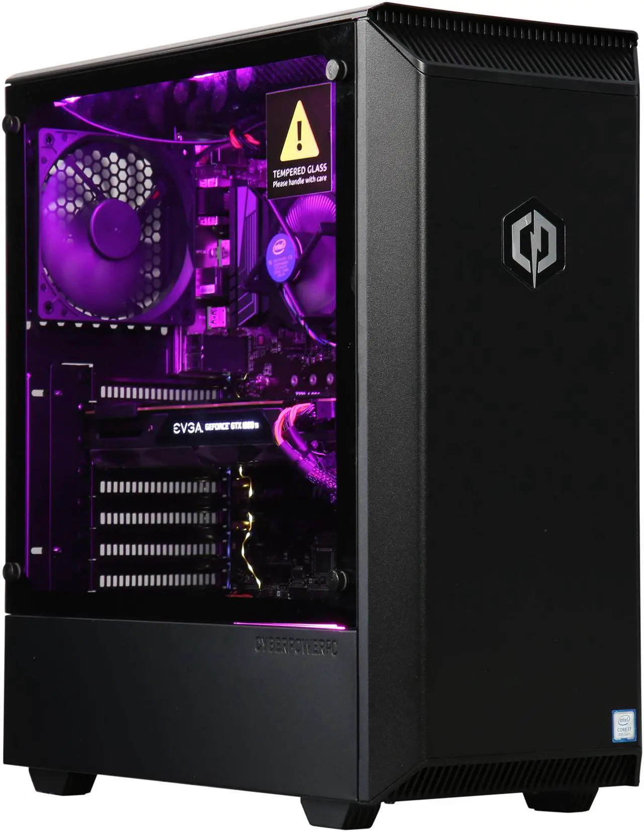Alt view image 3 of 16 - CyberpowerPC Gaming Desktop Gamer Xtreme C858T Intel Core i5-8400 8GB DDR4 1TB HDD 120GB SSD GeForce RTX 2080 Windows 10 Home 64-Bit