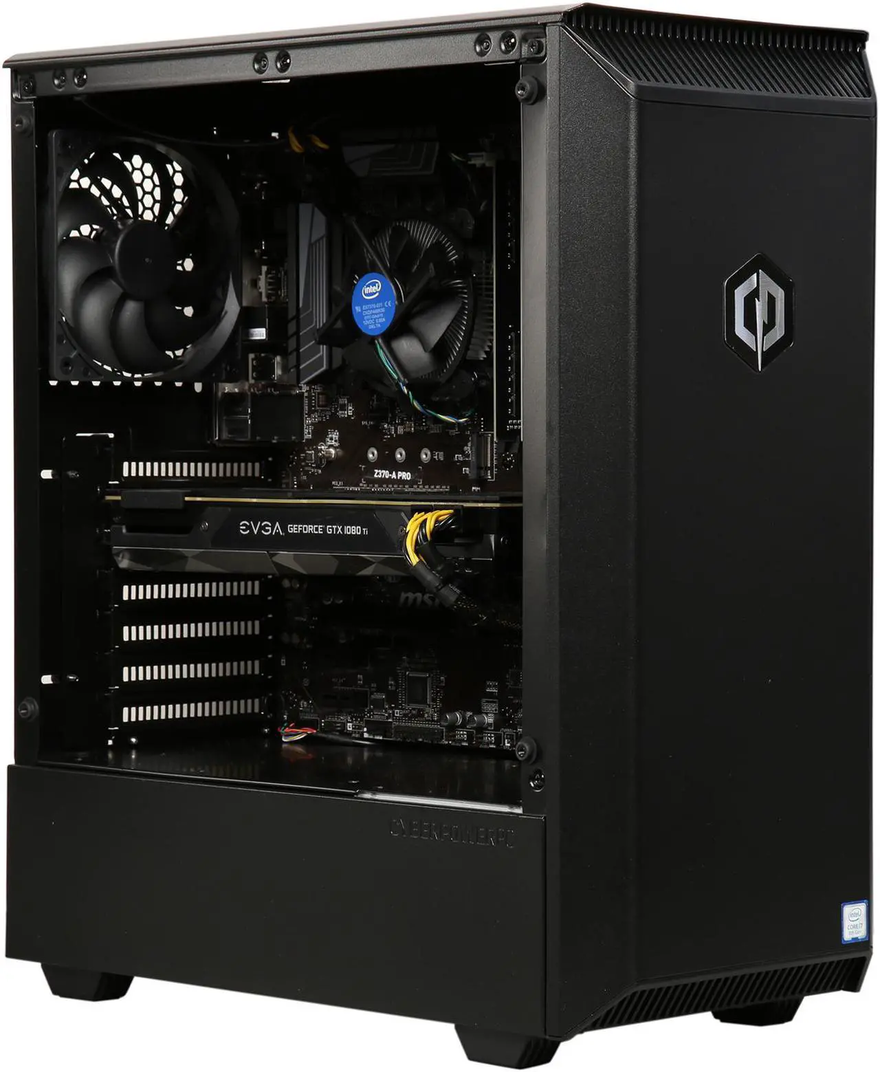 Alt view image 14 of 16 - CyberpowerPC Gaming Desktop Gamer Xtreme C858T Intel Core i5-8400 8GB DDR4 1TB HDD 120GB SSD GeForce RTX 2080 Windows 10 Home 64-Bit
