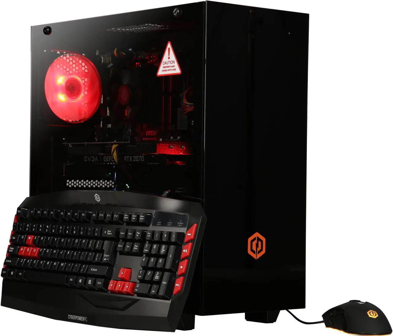 Main image of CyberpowerPC Gaming Desktop Gamer Master 2787D AMD Ryzen 7 2700 8GB DDR4 1TB HDD 240GB SSD GeForce RTX 2070 Windows 10 Home 64-bit
