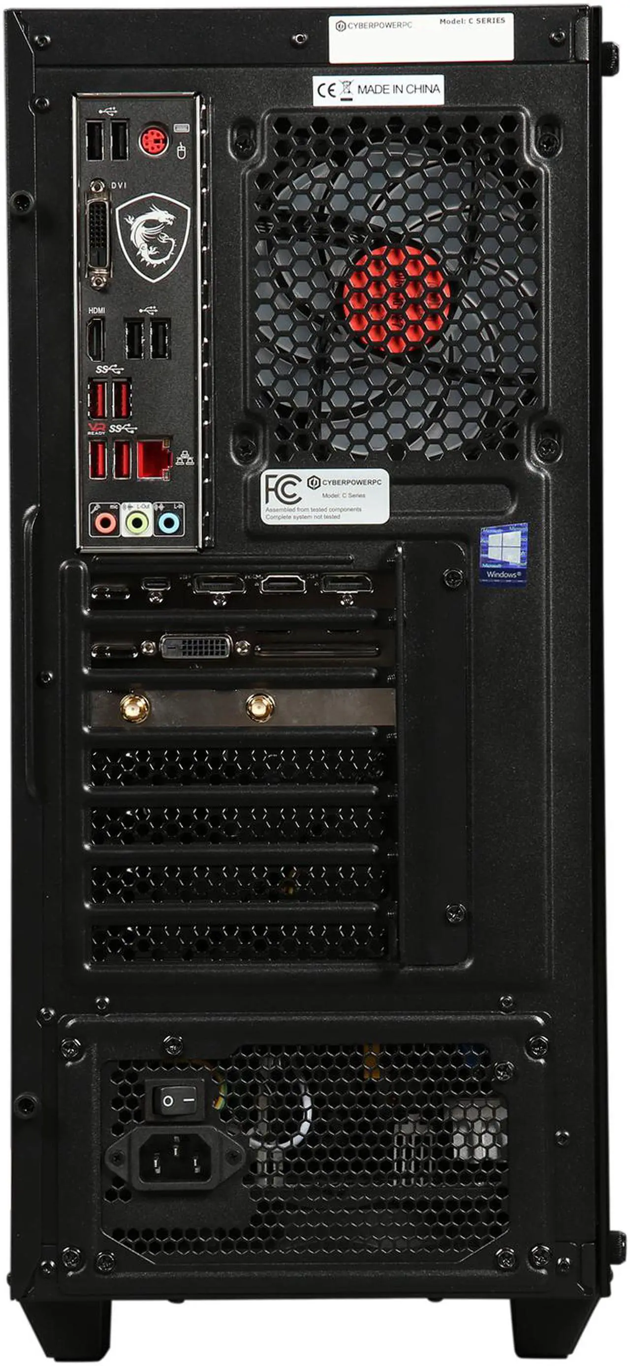 Alt view image 10 of 10 - CyberpowerPC Gaming Desktop Gamer Master 2787D AMD Ryzen 7 2700 8GB DDR4 1TB HDD 240GB SSD GeForce RTX 2070 Windows 10 Home 64-bit