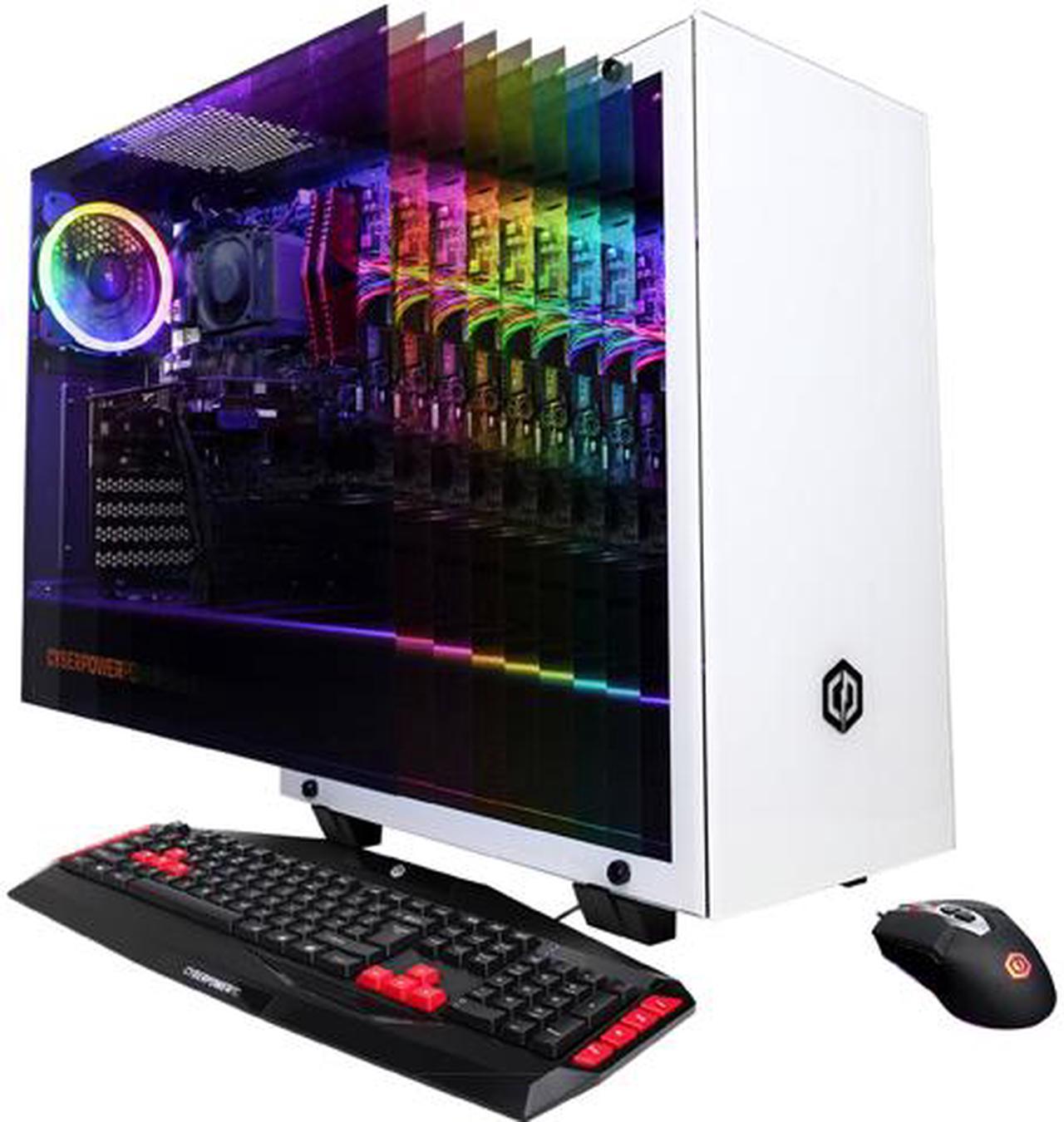 CyberpowerPC Gaming Desktop Gamer Master GMA8920CPG AMD Ryzen 3 2300X 16GB DDR4 512 GB SSD GeForce GTX 1650 Windows 10 Home 64-bit