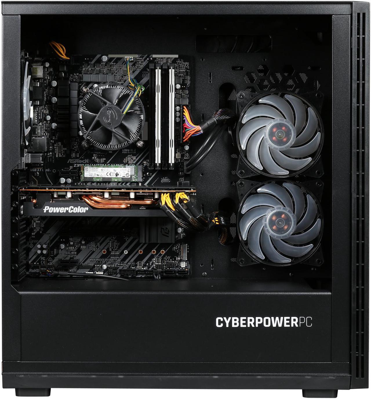 Alt view image 7 of 9 - CyberpowerPC - Gaming Desktop PC - Intel Core i5-9600K (3.70 GHz) AMD Radeon RX 5700 XT 16 GB DDR4 512 GB SSD Windows 10 Home 64-bit Gamer Xtreme 9665XT