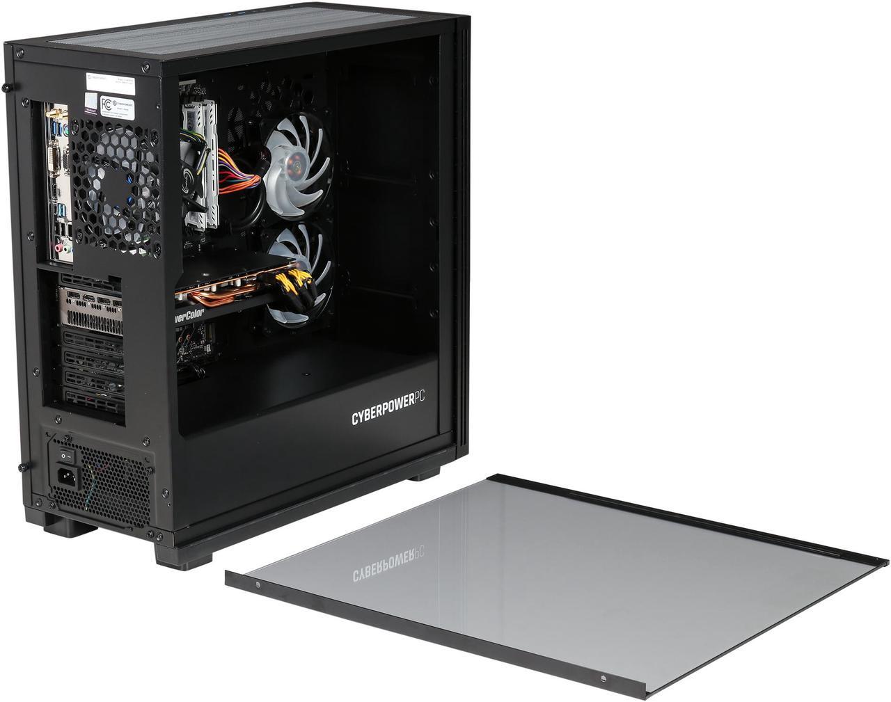 Alt view image 6 of 9 - CyberpowerPC - Gaming Desktop PC - Intel Core i5-9600K (3.70 GHz) AMD Radeon RX 5700 XT 16 GB DDR4 512 GB SSD Windows 10 Home 64-bit Gamer Xtreme 9665XT
