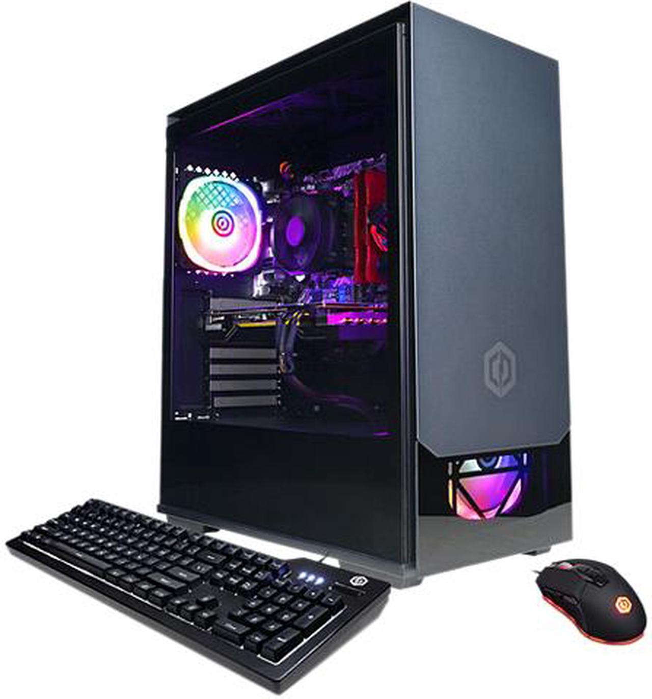 CyberpowerPC Gaming Desktop Gamer Master GMA680 Ryzen 7 3rd Gen 3700X (3.60 GHz) 16 GB DDR4 1 TB HDD 500 GB PCIe SSD AMD Radeon RX 6700 XT Windows 10 Home 64-bit