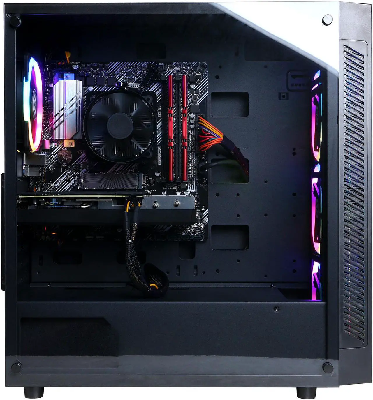 Alt view image 3 of 6 - CyberpowerPC Gaming Desktop Gamer Xtreme GX60090 Intel Core i7-11700F 16GB DDR4 500GB PCIe SSD GeForce RTX 3070 Windows 10 Home 64-bit