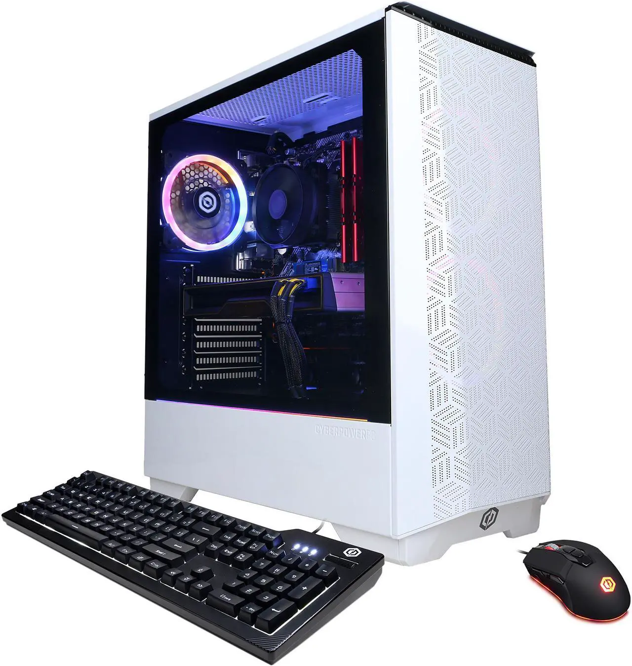 Main image of CyberpowerPC Gaming Desktop Gamer Master GM60900 AMD Ryzen 7 5800X 16GB DDR4 1TB PCIe SSD GeForce RTX 3060 Ti Windows 10 Home 64-bit