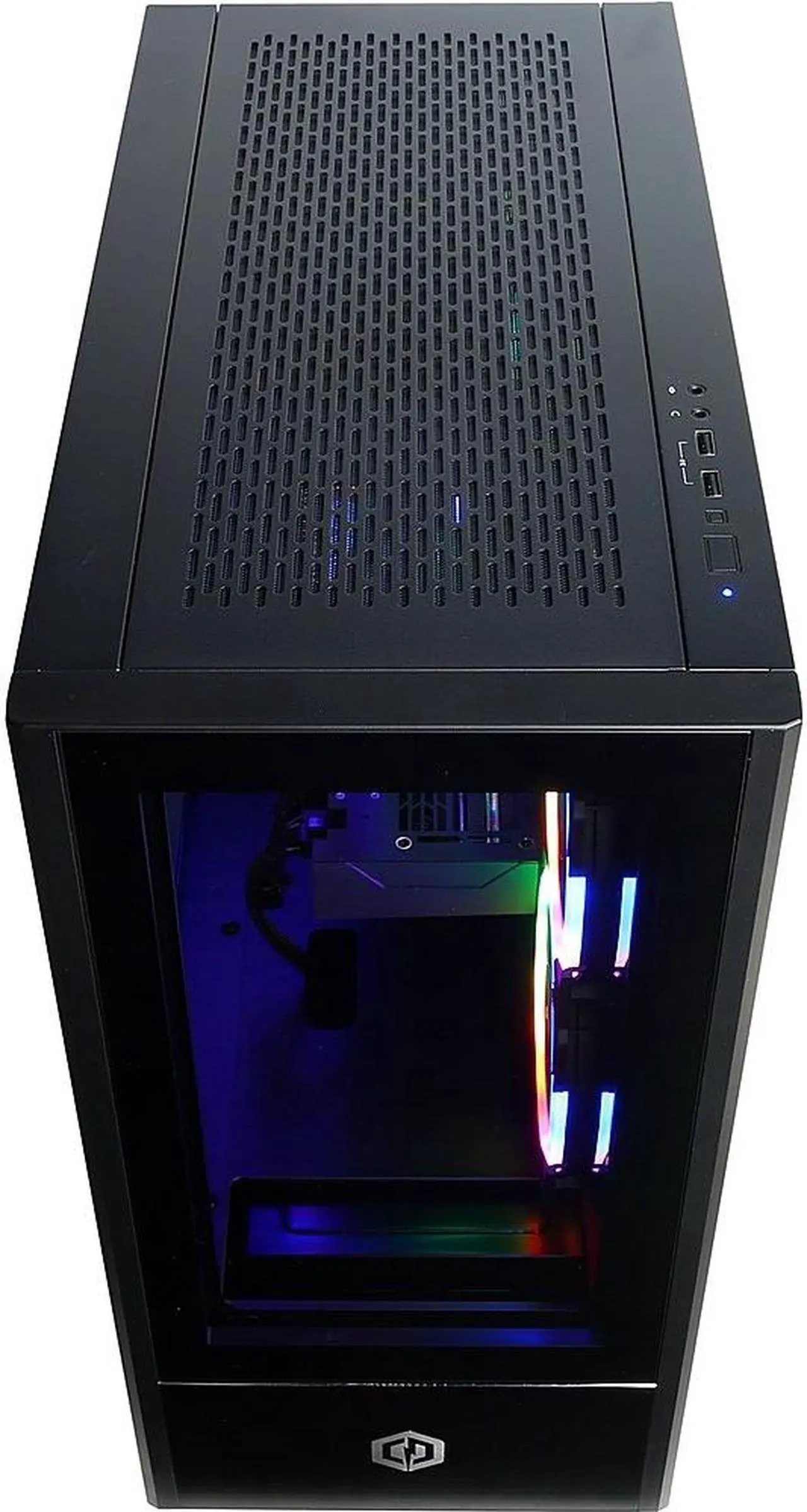Alt view image 3 of 6 - CyberpowerPC Gamer Supreme Liquid Cool SLC8960CPGV7 w/ Intel Core i7-13700KF 3.4GHz CPU, 32GB DDR5, NVIDIA GeForce RTX 4070 12GB, 1TB PCI-E Gen4 NVMe SSD, 2TB HDD,Win 11 Home 64-Bit