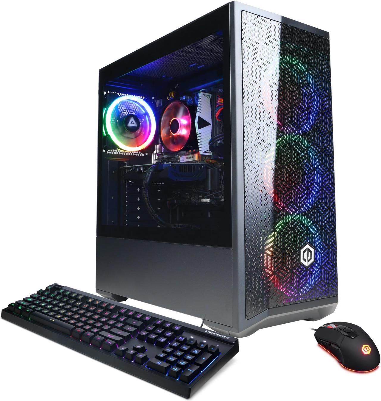 CyberpowerPC Gaming Desktop Gamer Xtreme GXi11240CPGV11 Intel Core i5-14400F 16GB DDR5 2 TB PCIe SSD GeForce RTX 4060 Windows 11 Home 64-bit