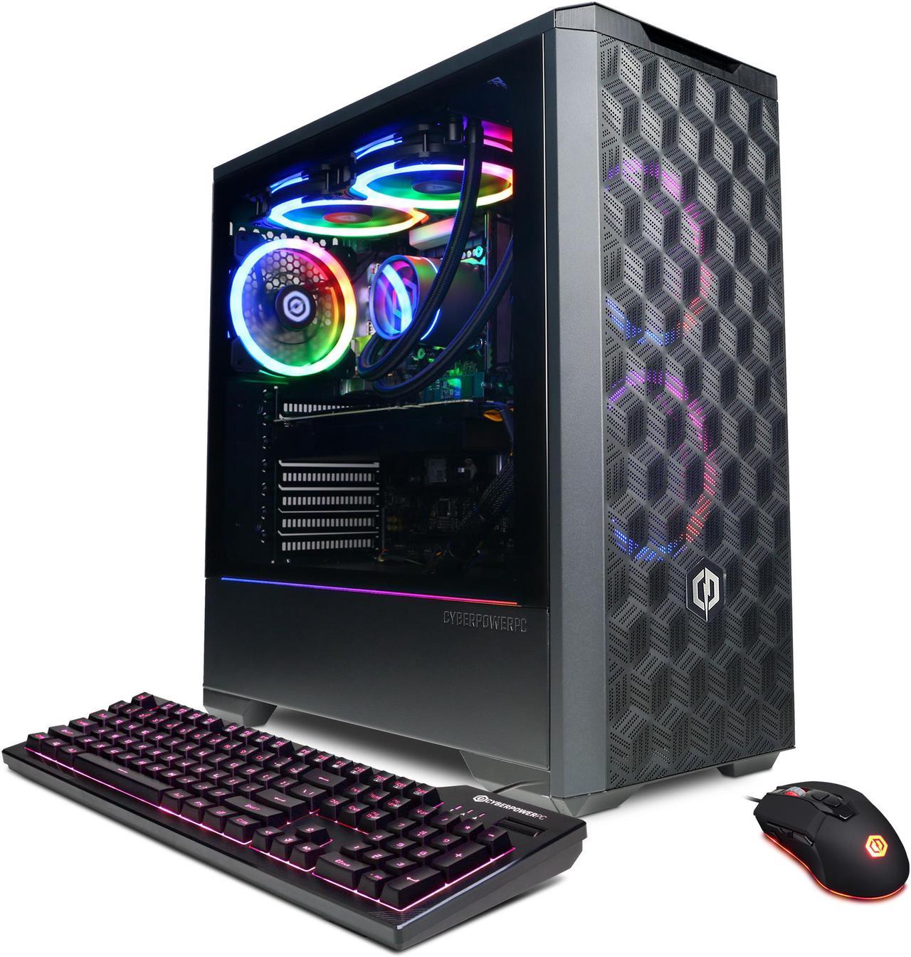 CyberpowerPC Gaming Desktop Gamer Supreme SLC10000CPGV15 Intel Core i7-14700KF 16GB DDR5 2 TB PCIe SSD GeForce RTX 4060 Ti Windows 11 Home 64-bit