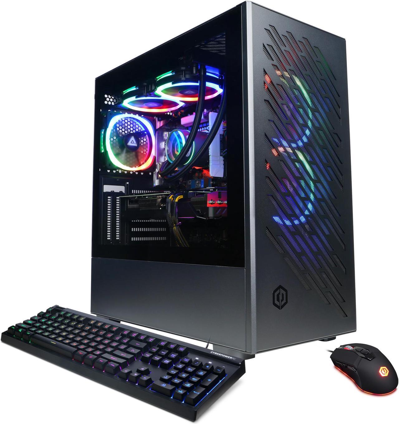 CyberpowerPC Gaming Desktop Gamer Supreme SLC10000CPGV16 Intel Core i7-14700F 16GB DDR5 2 TB PCIe SSD GeForce RTX 4060 Windows 11 Home 64-bit