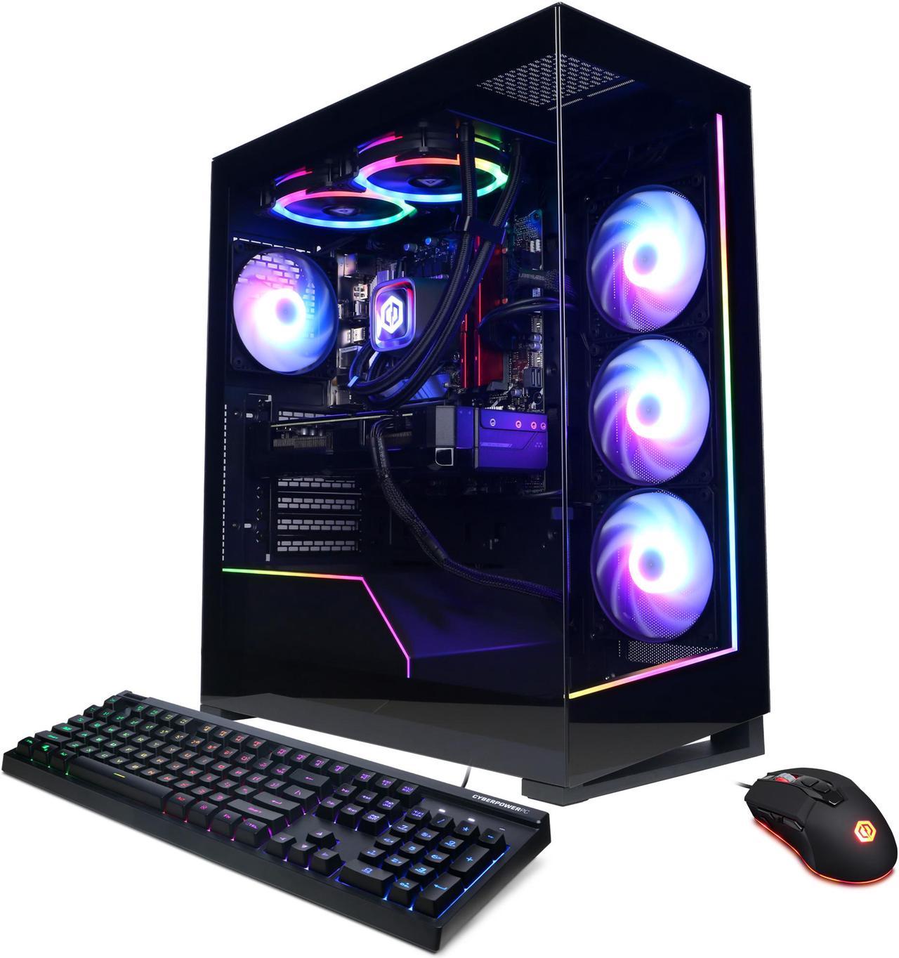 CyberpowerPC Gaming Desktop Gamer Supreme SLC8960CPGV11 Intel Core i7-14700KF 32GB DDR5 2 TB PCIe SSD GeForce RTX 4070 SUPER Windows 11 Home 64-bit