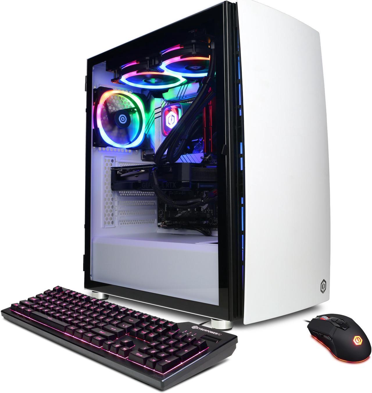 CyberpowerPC Gaming Desktop Gamer Supreme SLC8960CPGV10 Intel Core i7-14700KF 32GB DDR5 2 TB PCIe SSD GeForce RTX 4060 Ti Windows 11 Home 64-bit