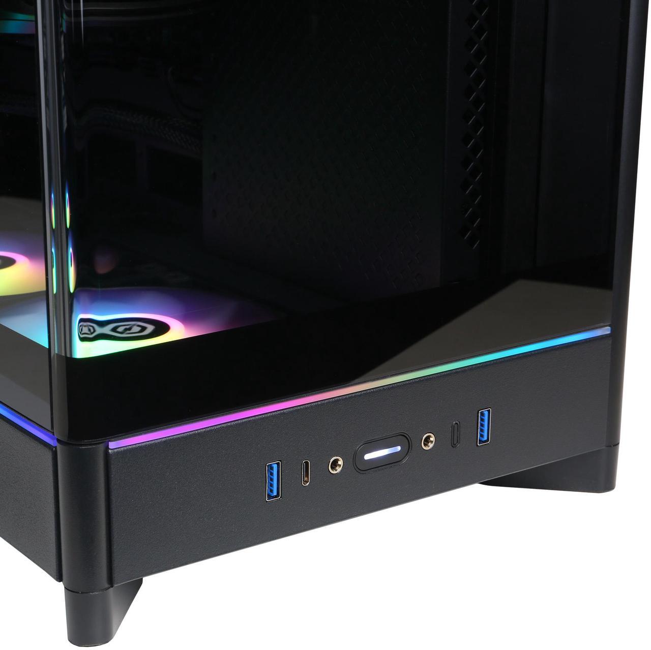 Alt view image 4 of 6 - CyberPowerPC Gaming PC Gamer Xtreme GX70010, Intel Core i5-14400F, Arc B580 12GB, 16GB DDR5 6000, 2TB PCIe 4.0 SSD, Windows 11 Home