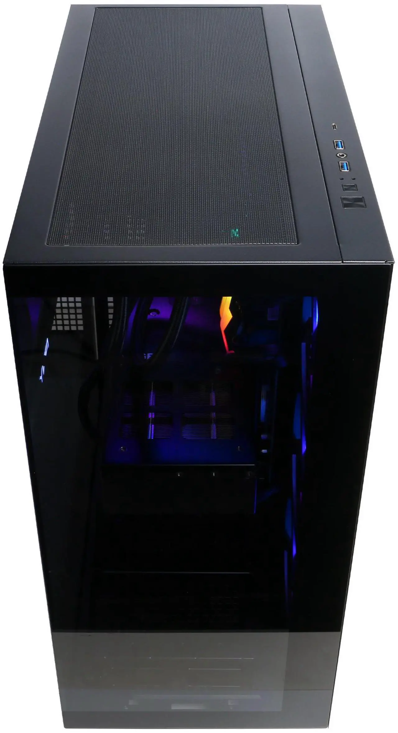 Alt view image 3 of 6 - CyberPowerPC Gamer Supreme Liquid Cool GXL70110 - Intel Core i9-14900KF 3.2GHz CPU, 32GB DDR5, NVIDIA GeForce RTX 5070 Ti 16GB, 2TB PCIe 4.0 NVMe SSD & Win 11 Home