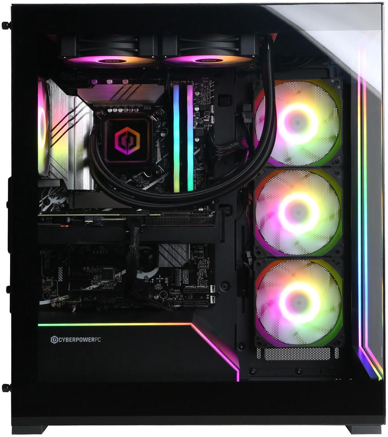 Alt view image 6 of 6 - CyberPowerPC Gamer Supreme Liquid Cool GXL70250 - Intel Core Ultra 7 265KF 3.9GHz CPU, 32GB DDR5, NVIDIA GeForce RTX 5070 12GB, 2TB PCIe 4.0 NVMe SSD & Win 11 Home