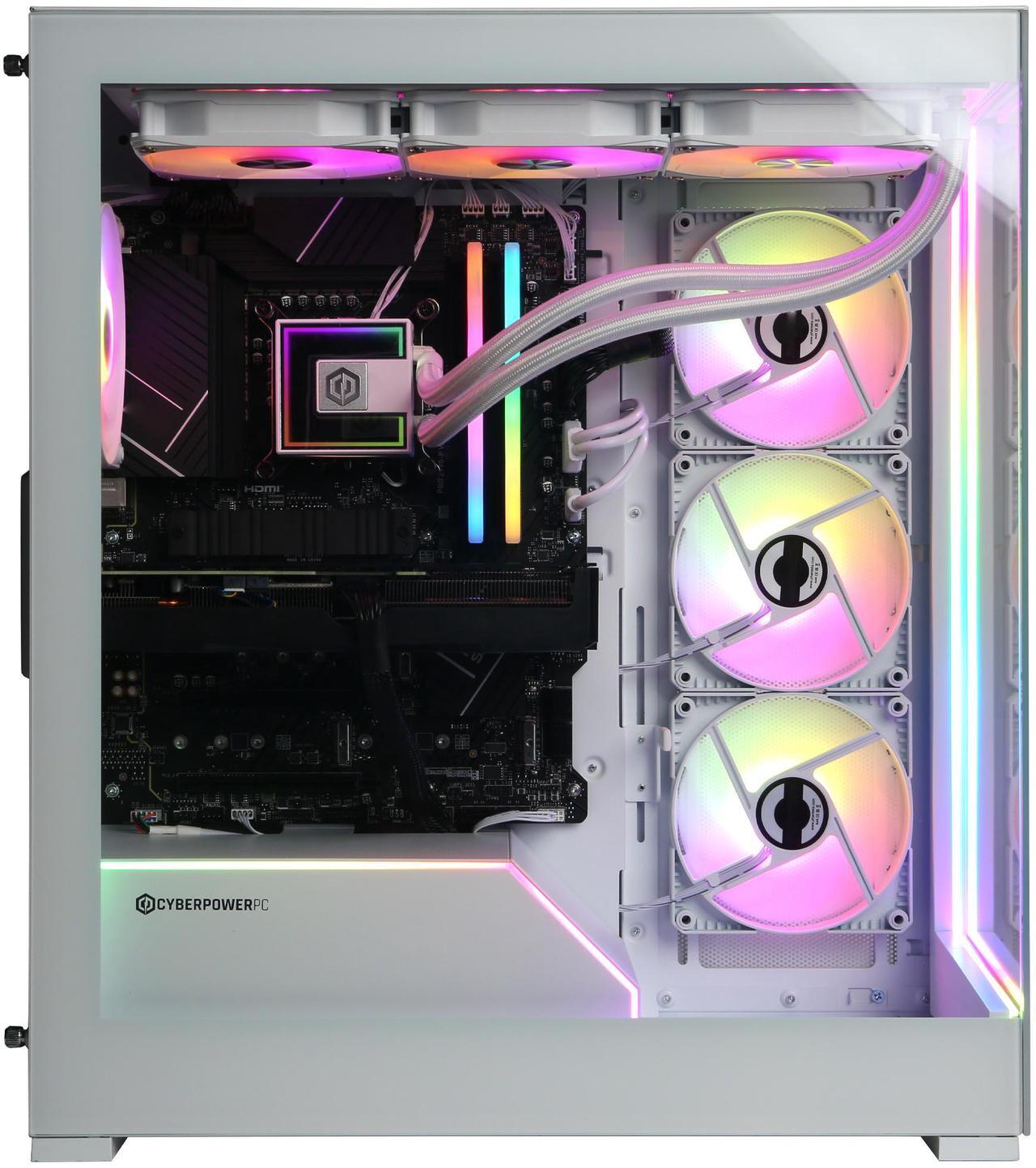 Alt view image 6 of 6 - CyberPowerPC Gamer Supreme Liquid Cool GXL70260 - Intel Core i9-14900KF 3.2GHz CPU, 32GB DDR5, NVIDIA GeForce RTX 5070 12GB, 1TB PCIe 4.0 NVMe SSD & Win 11 Home