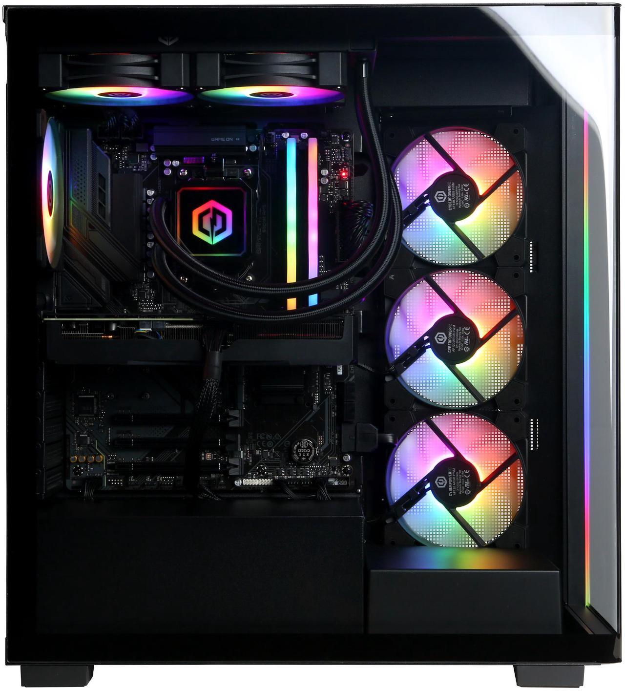 Alt view image 6 of 6 - CyberpowerPC Gaming Desktop PC GML70310 AMD Ryzen 7 9700X 32GB DDR5 2TB NVMe SSD GeForce RTX 5070 Windows 11 Home