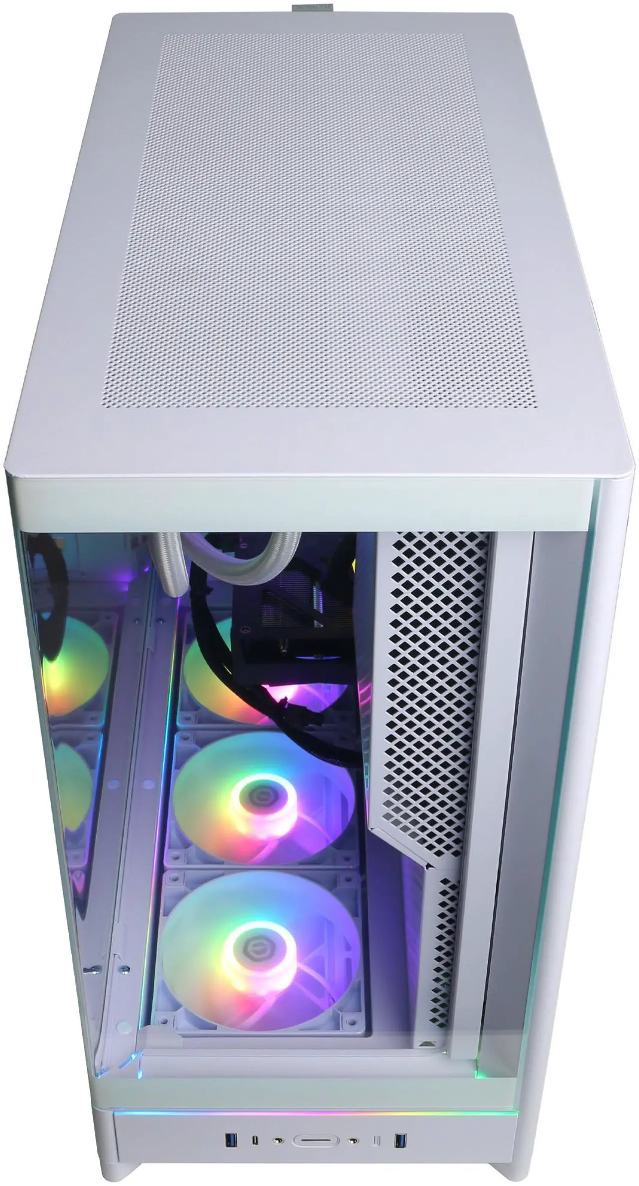 Alt view image 3 of 6 - CyberPowerPC Gamer Supreme Liquid Cool GML70390 - AMD Ryzen 9 9900X 4.4GHz CPU, 32GB DDR5, AMD Radeon RX 9070 XT 16GB, 2TB PCIe 4.0 NVMe SSD & Win 11 Home
